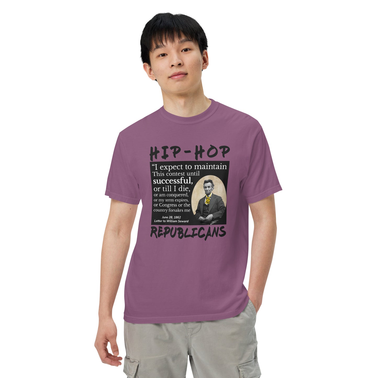 Abraham Lincoln Hip-Hop Republican T-Shirt Design