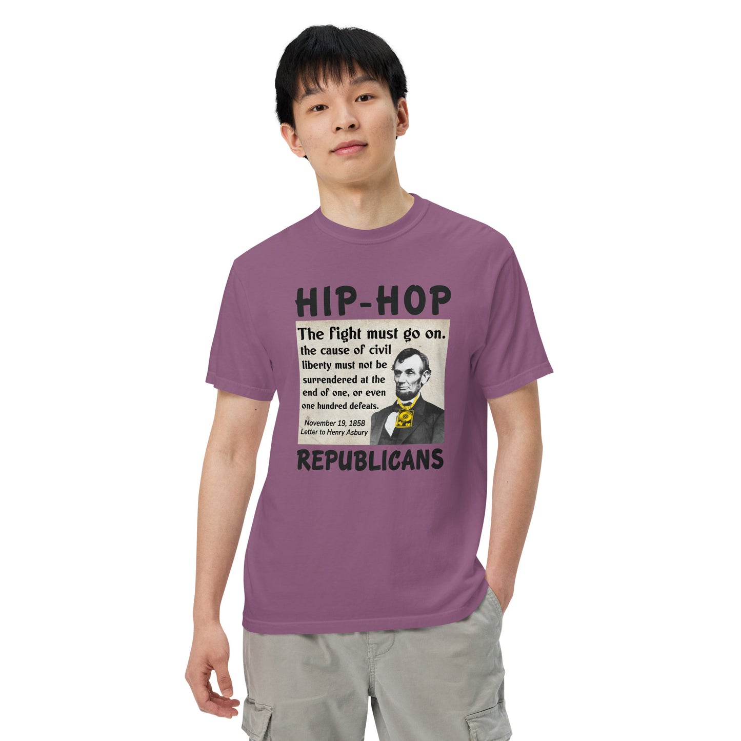 Abraham Lincoln Hip-Hop Republican T-Shirt Design