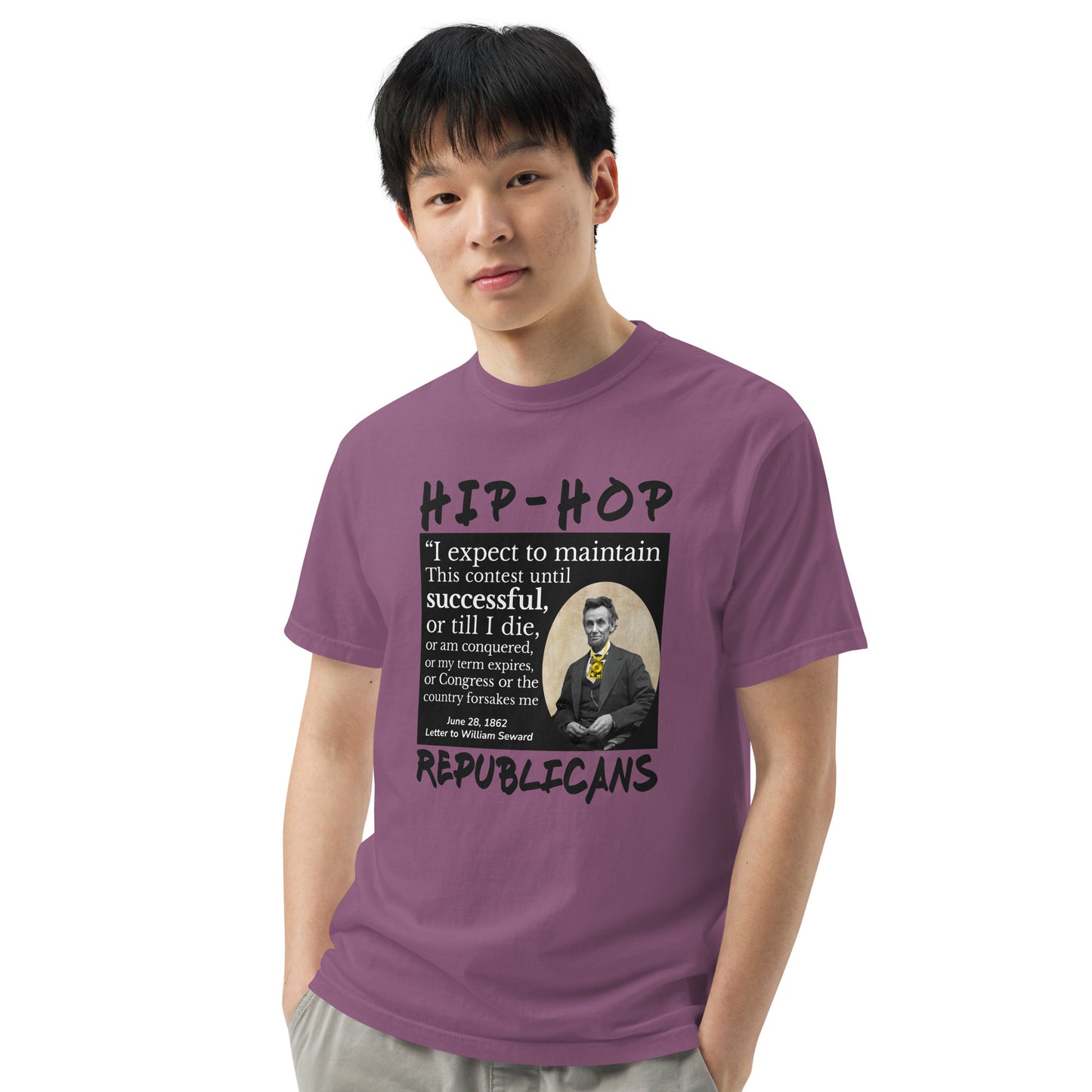 Abraham Lincoln Hip-Hop Republican T-Shirt Design
