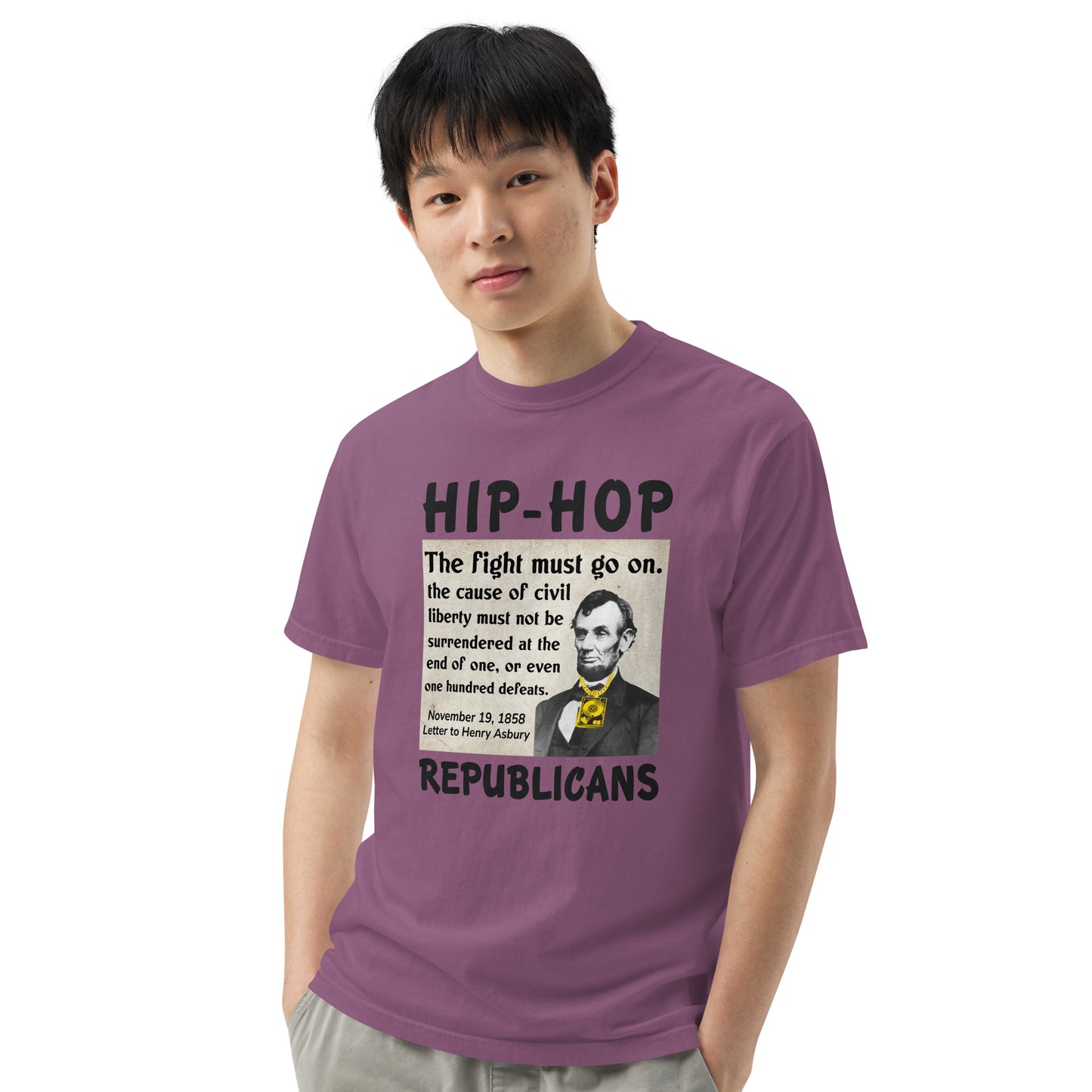 Abraham Lincoln Hip-Hop Republican T-Shirt Design