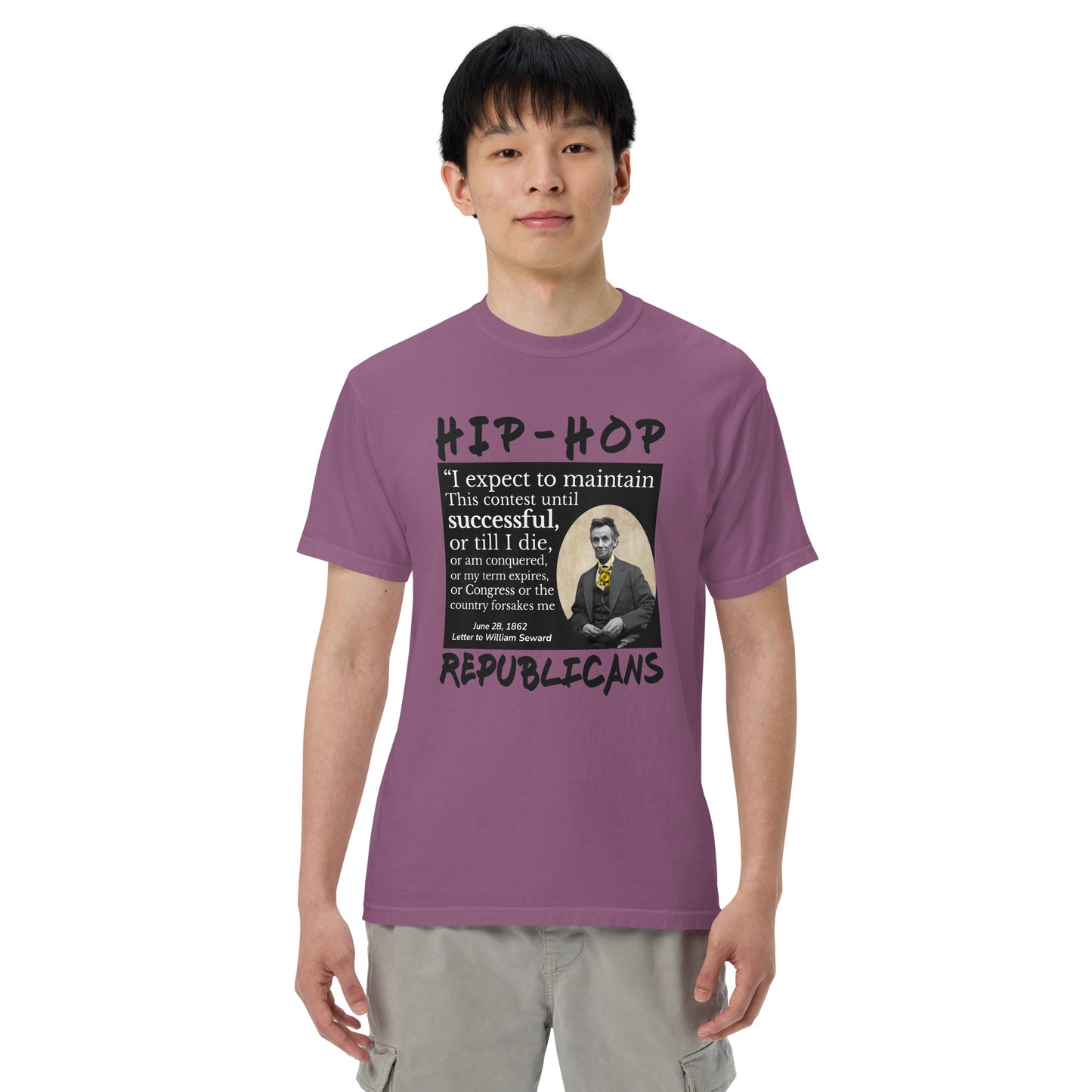 Abraham Lincoln Hip-Hop Republican T-Shirt Design