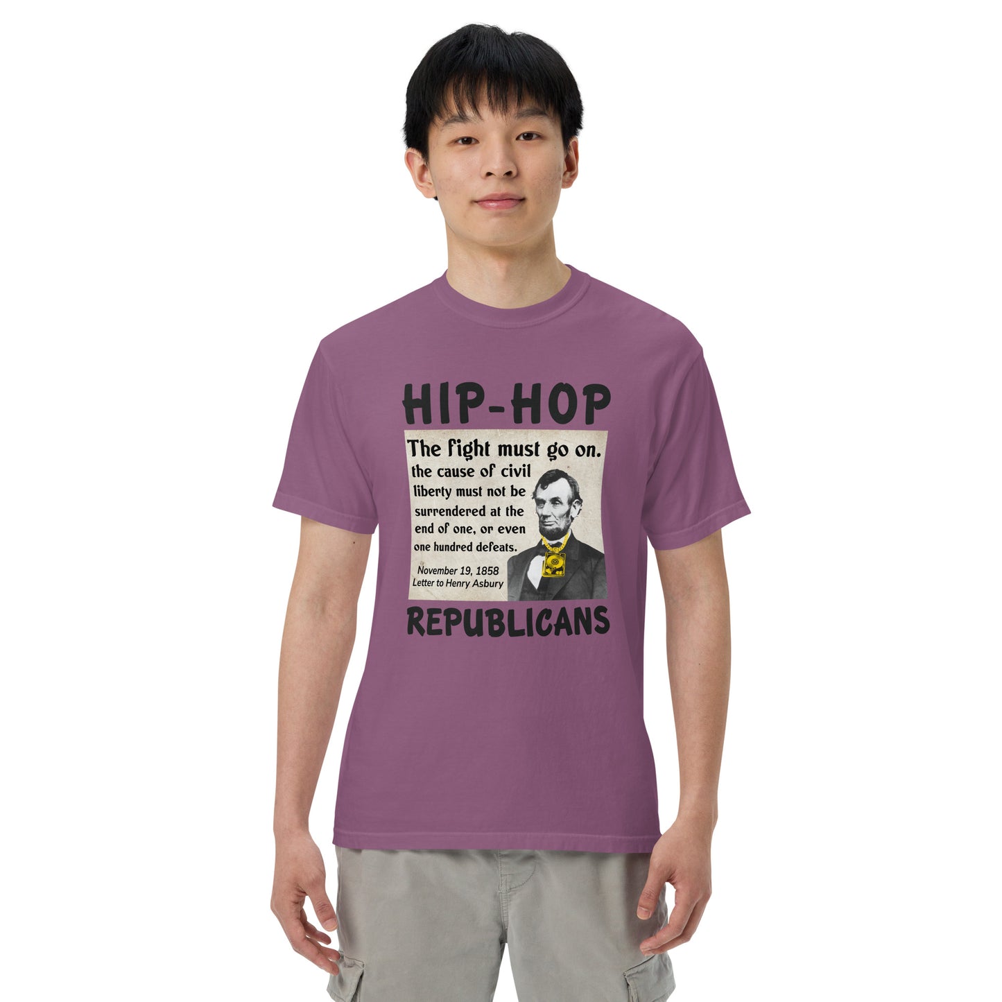 Abraham Lincoln Hip-Hop Republican T-Shirt Design