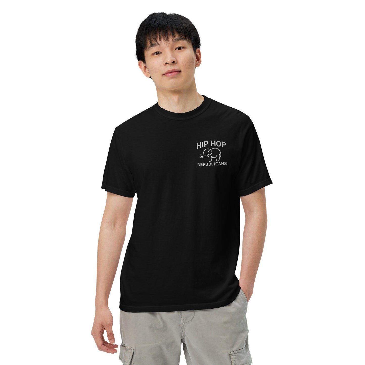Embroidery Hip Hop Republicans T Shirt