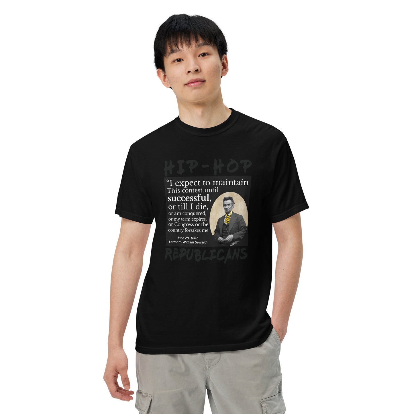 Abraham Lincoln Hip-Hop Republican T-Shirt Design