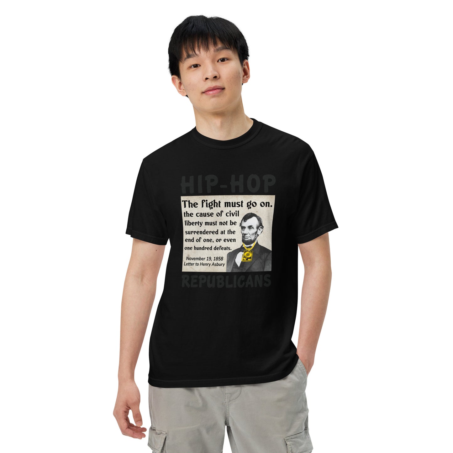 Abraham Lincoln Hip-Hop Republican T-Shirt Design