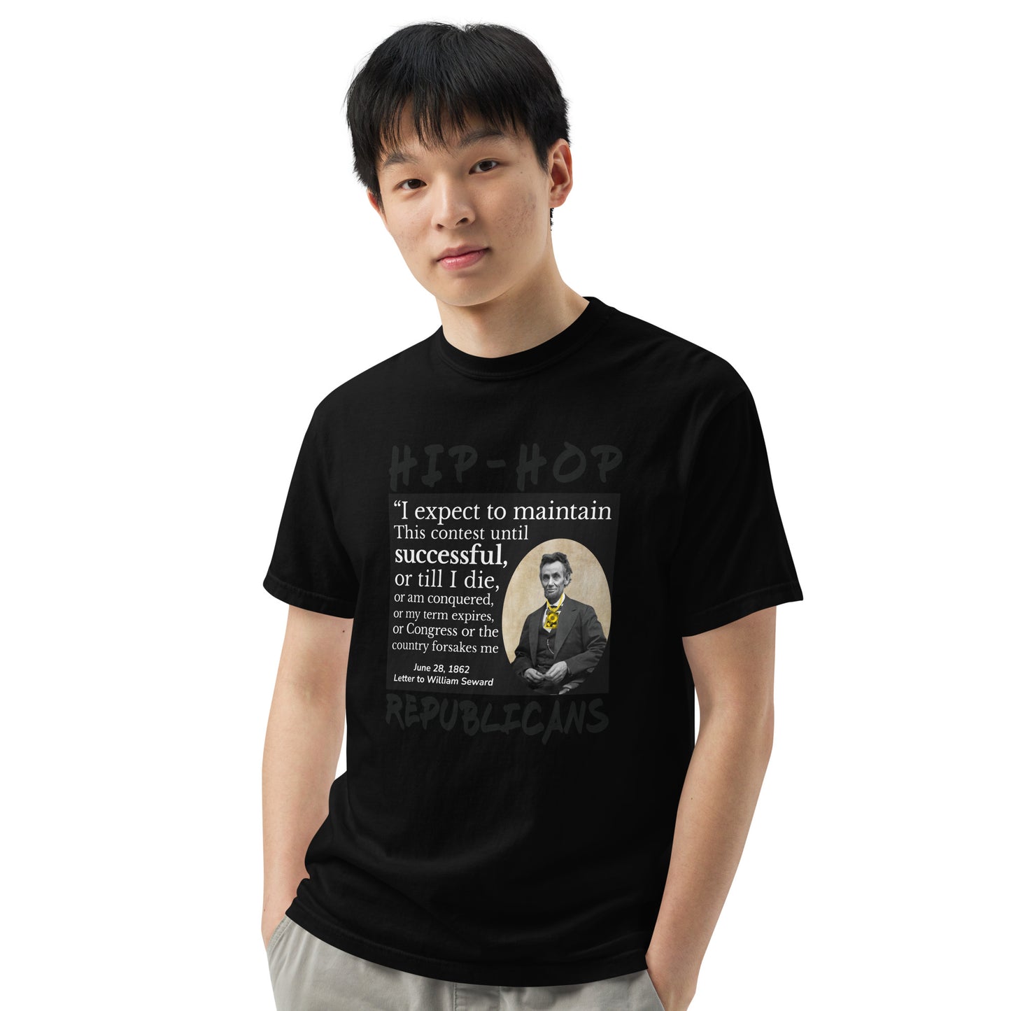 Abraham Lincoln Hip-Hop Republican T-Shirt Design