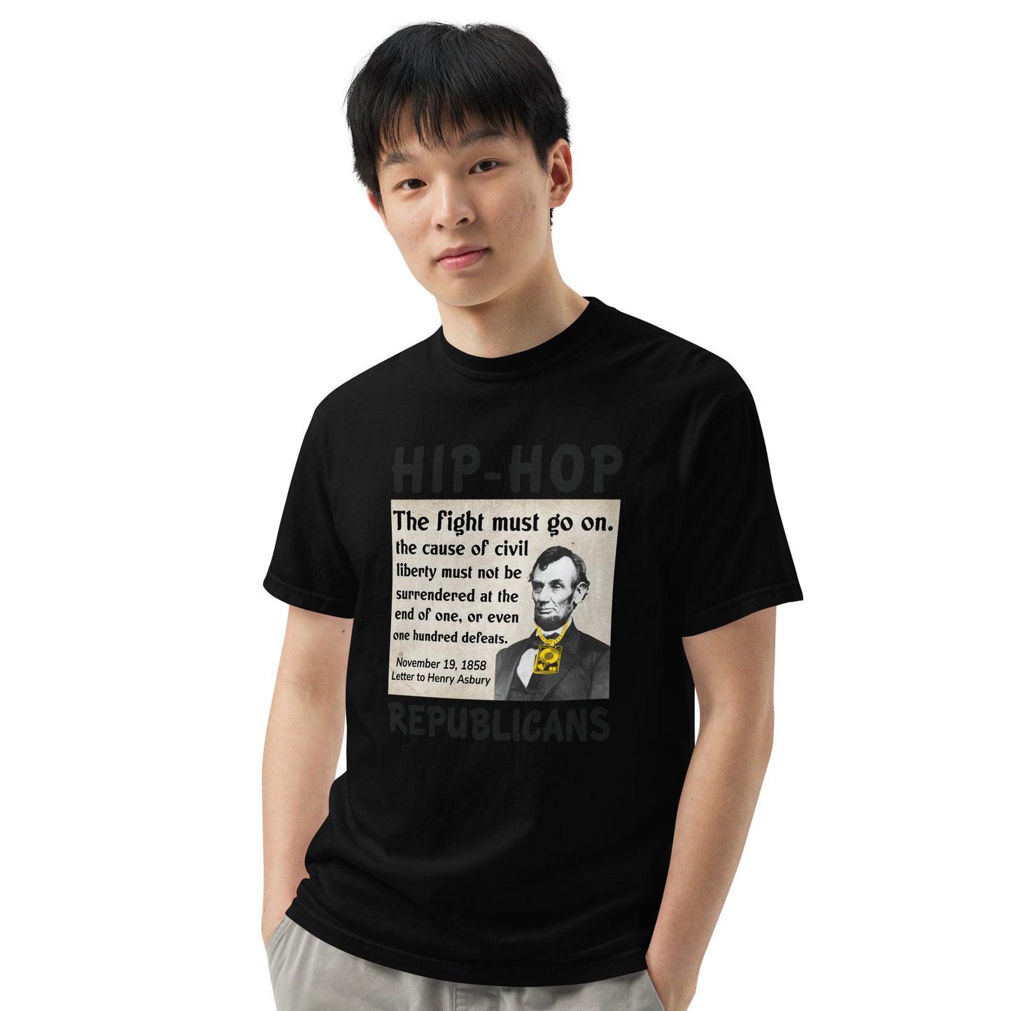 Abraham Lincoln Hip-Hop Republican T-Shirt Design