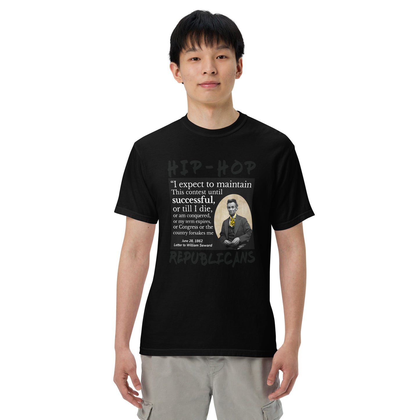 Abraham Lincoln Hip-Hop Republican T-Shirt Design