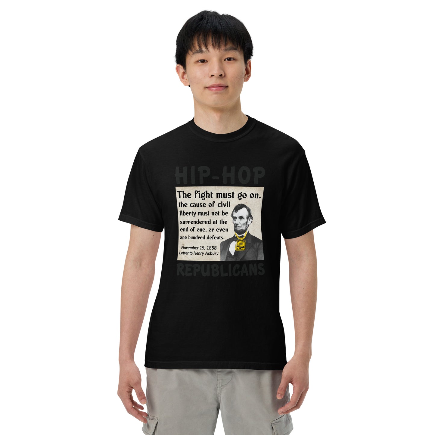 Abraham Lincoln Hip-Hop Republican T-Shirt Design