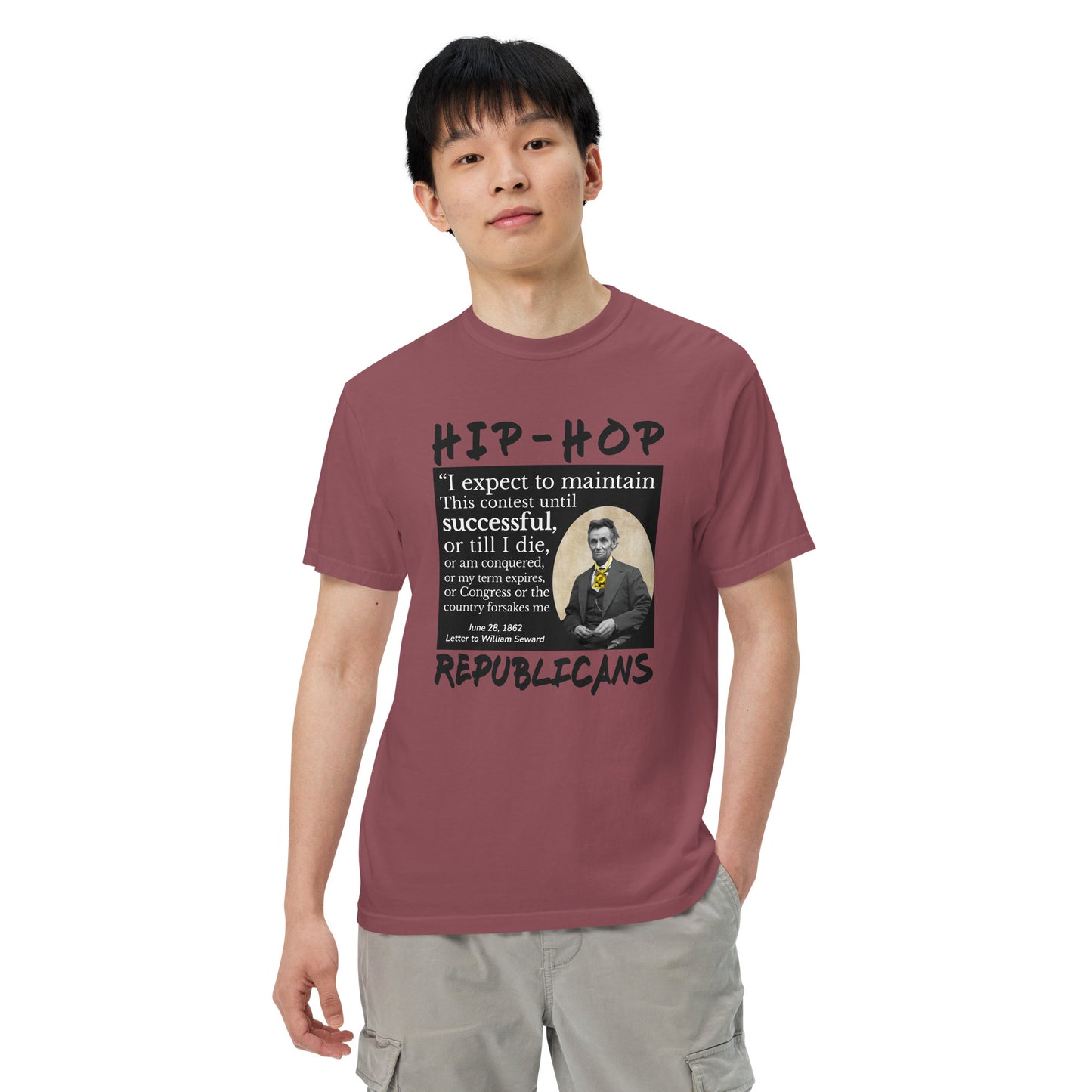Abraham Lincoln Hip-Hop Republican T-Shirt Design
