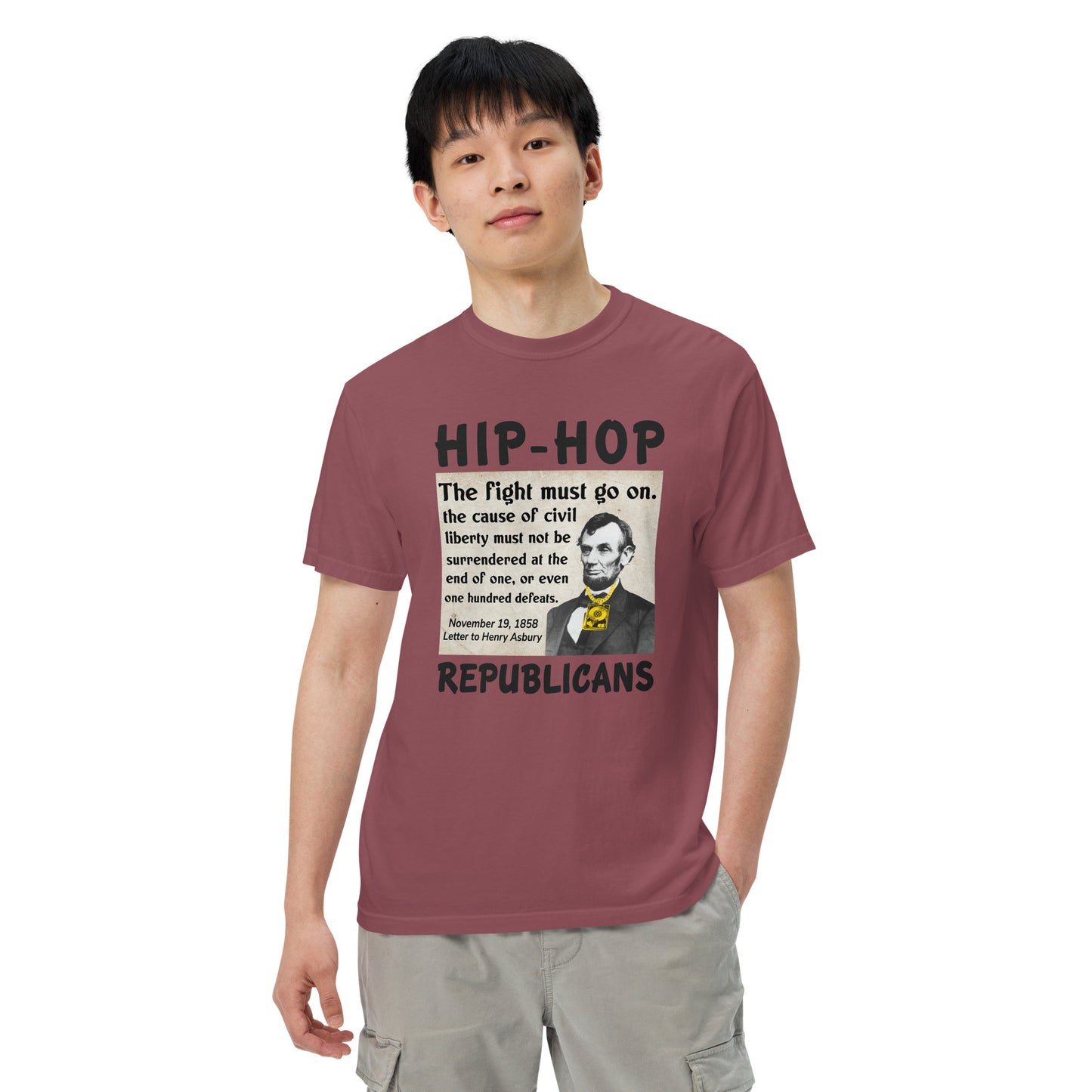 Abraham Lincoln Hip-Hop Republican T-Shirt Design