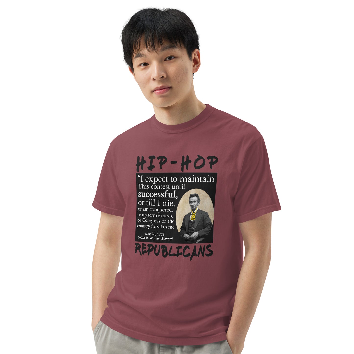 Abraham Lincoln Hip-Hop Republican T-Shirt Design
