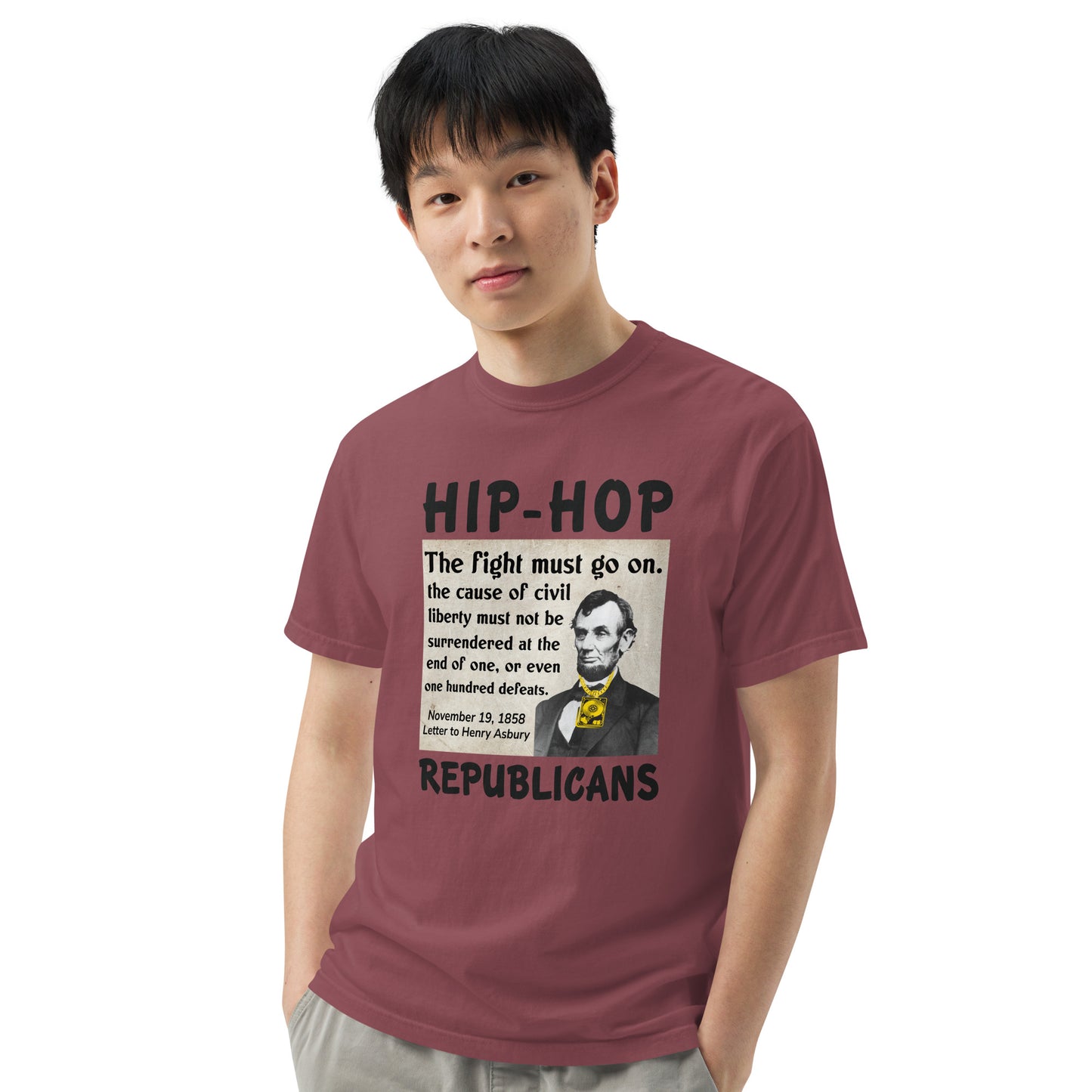 Abraham Lincoln Hip-Hop Republican T-Shirt Design