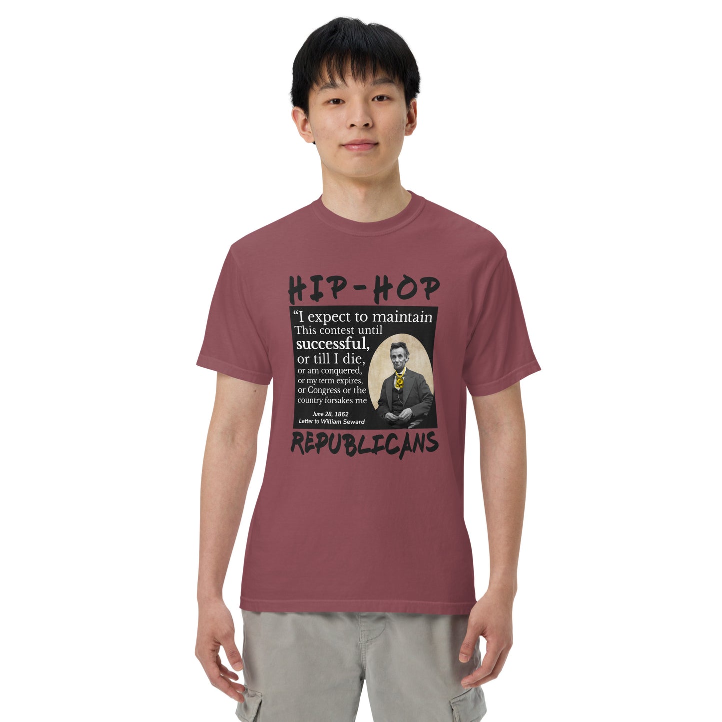 Abraham Lincoln Hip-Hop Republican T-Shirt Design