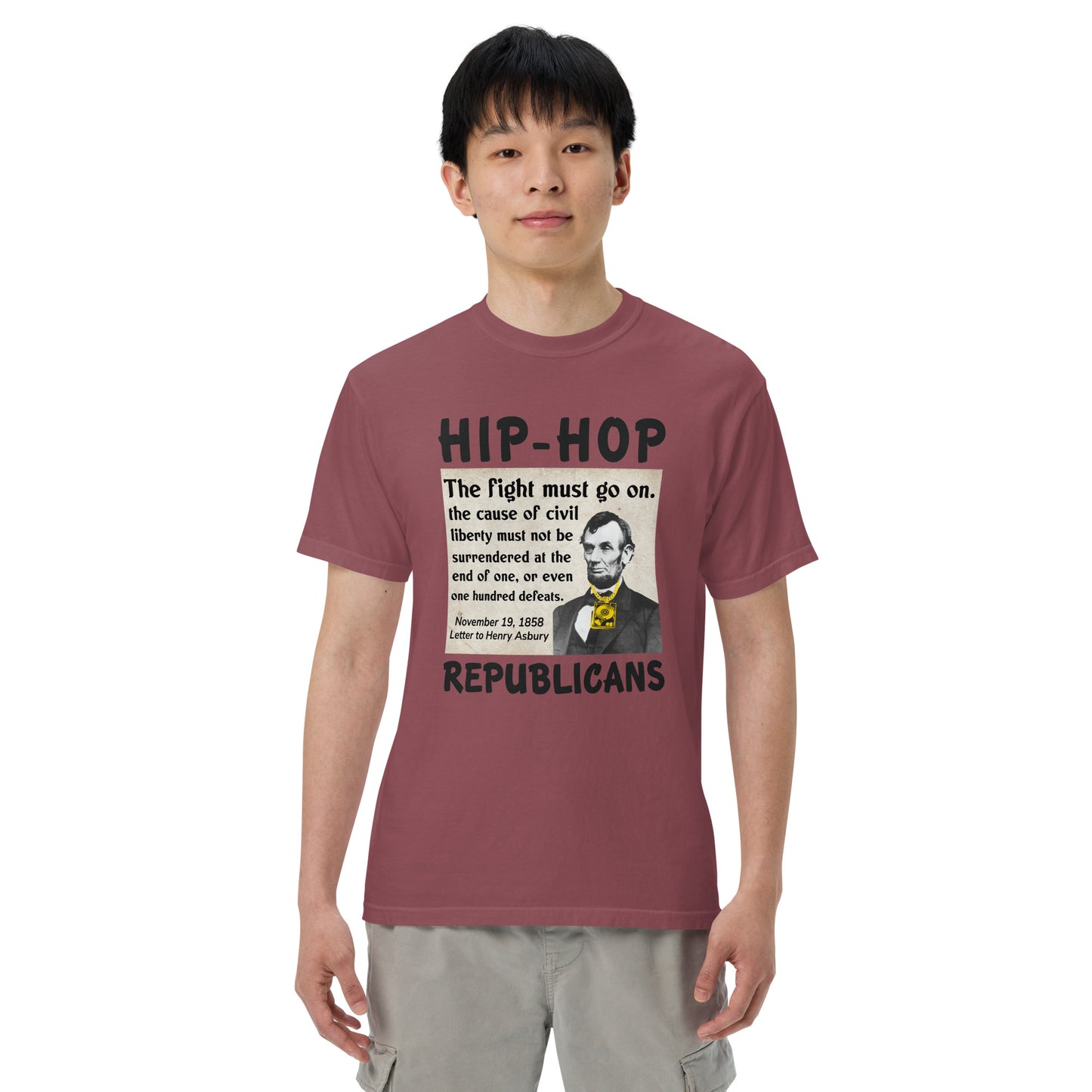 Abraham Lincoln Hip-Hop Republican T-Shirt Design
