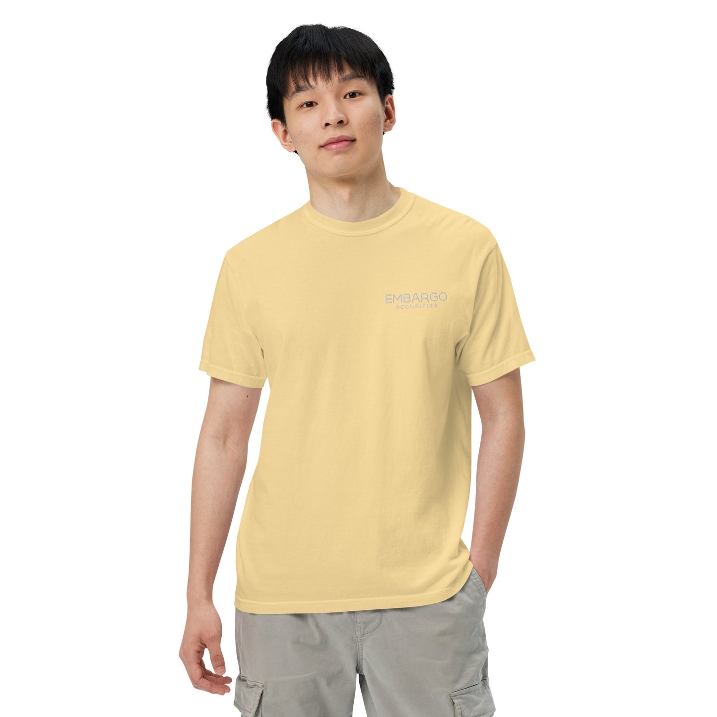 Embroidery Embargo Securities T Shirt