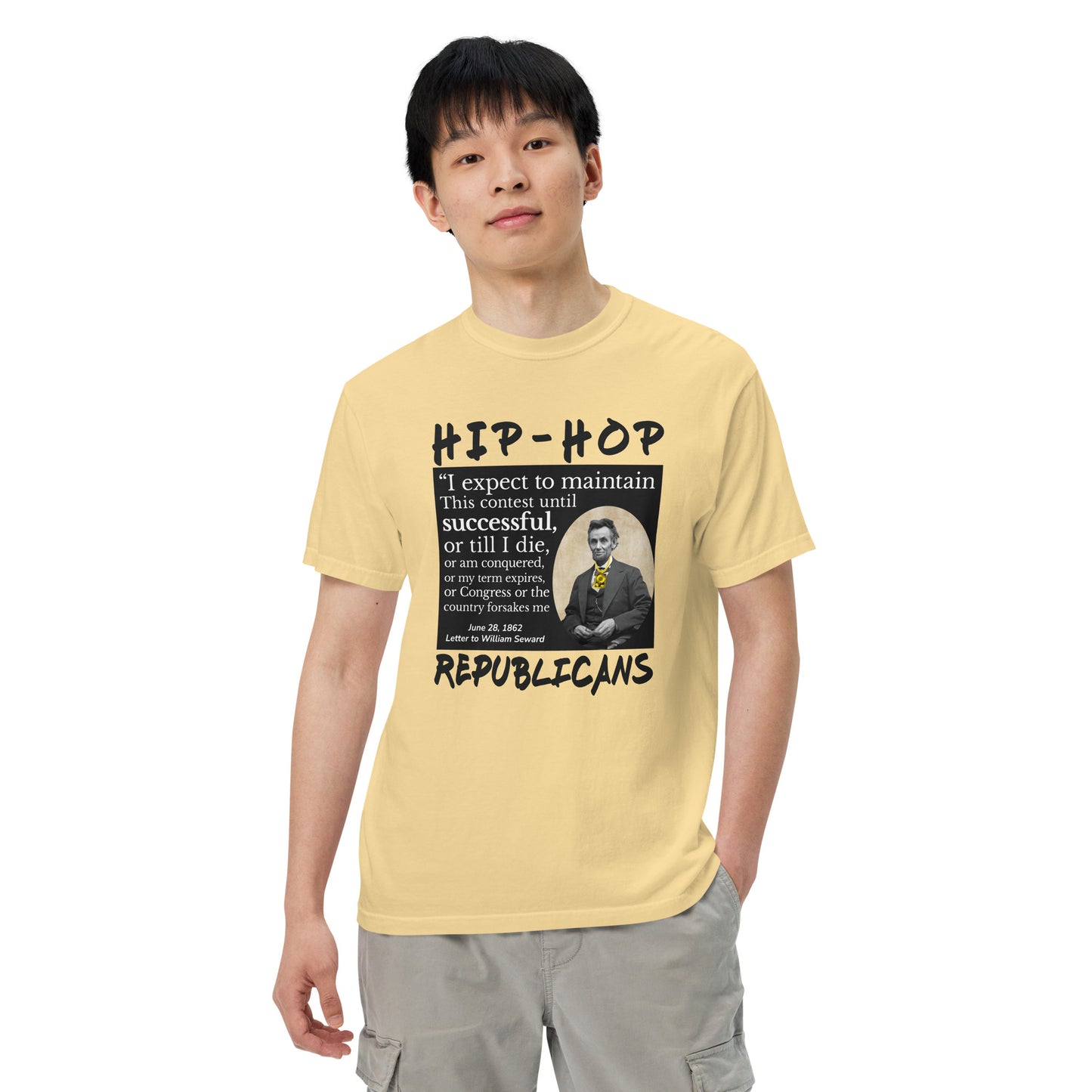 Abraham Lincoln Hip-Hop Republican T-Shirt Design