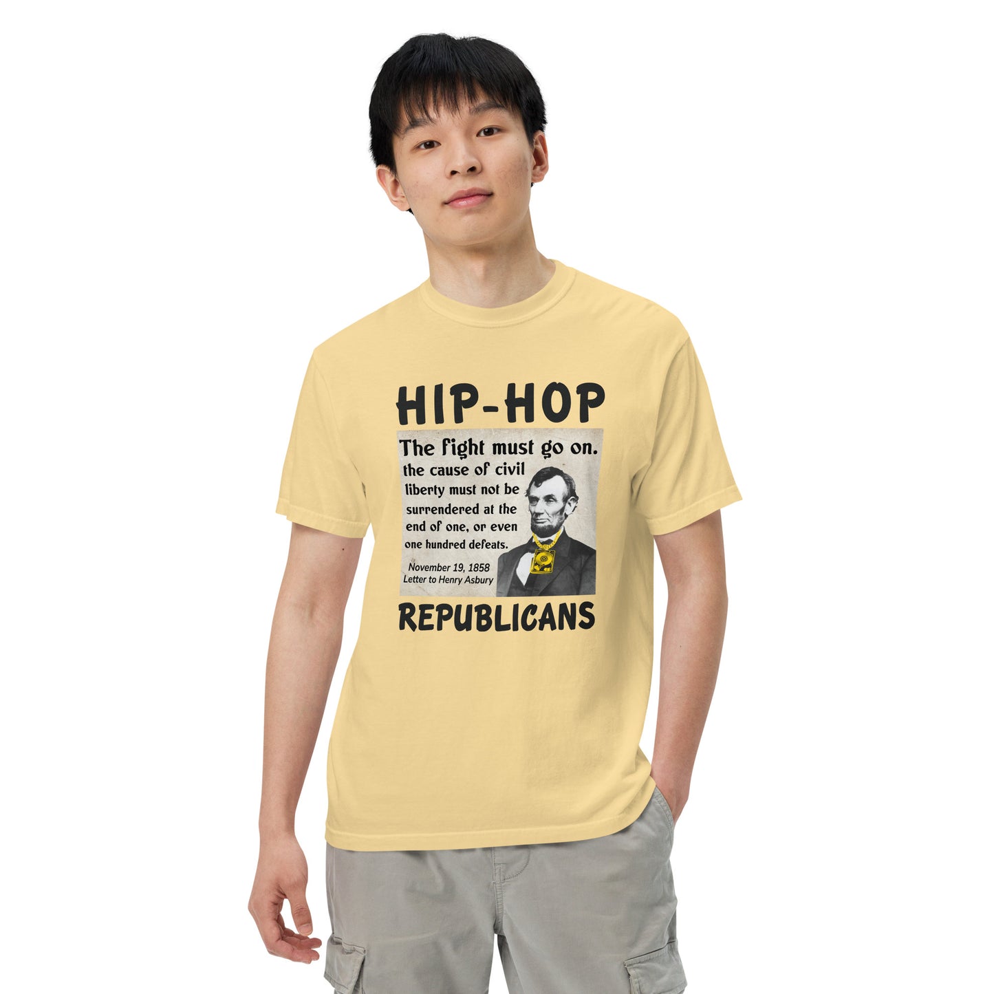 Abraham Lincoln Hip-Hop Republican T-Shirt Design