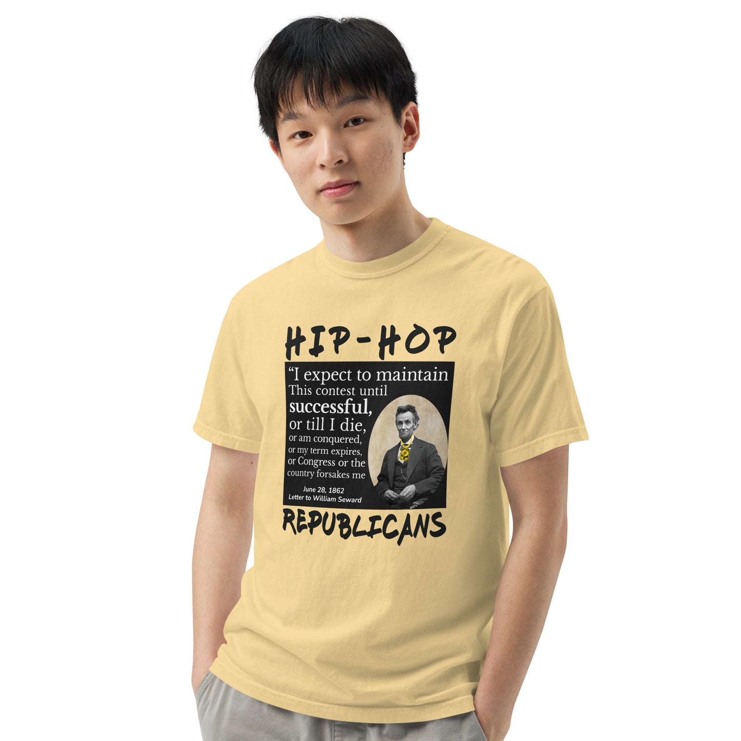 Abraham Lincoln Hip-Hop Republican T-Shirt Design