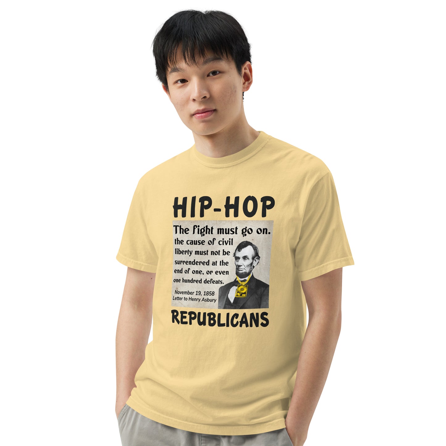 Abraham Lincoln Hip-Hop Republican T-Shirt Design