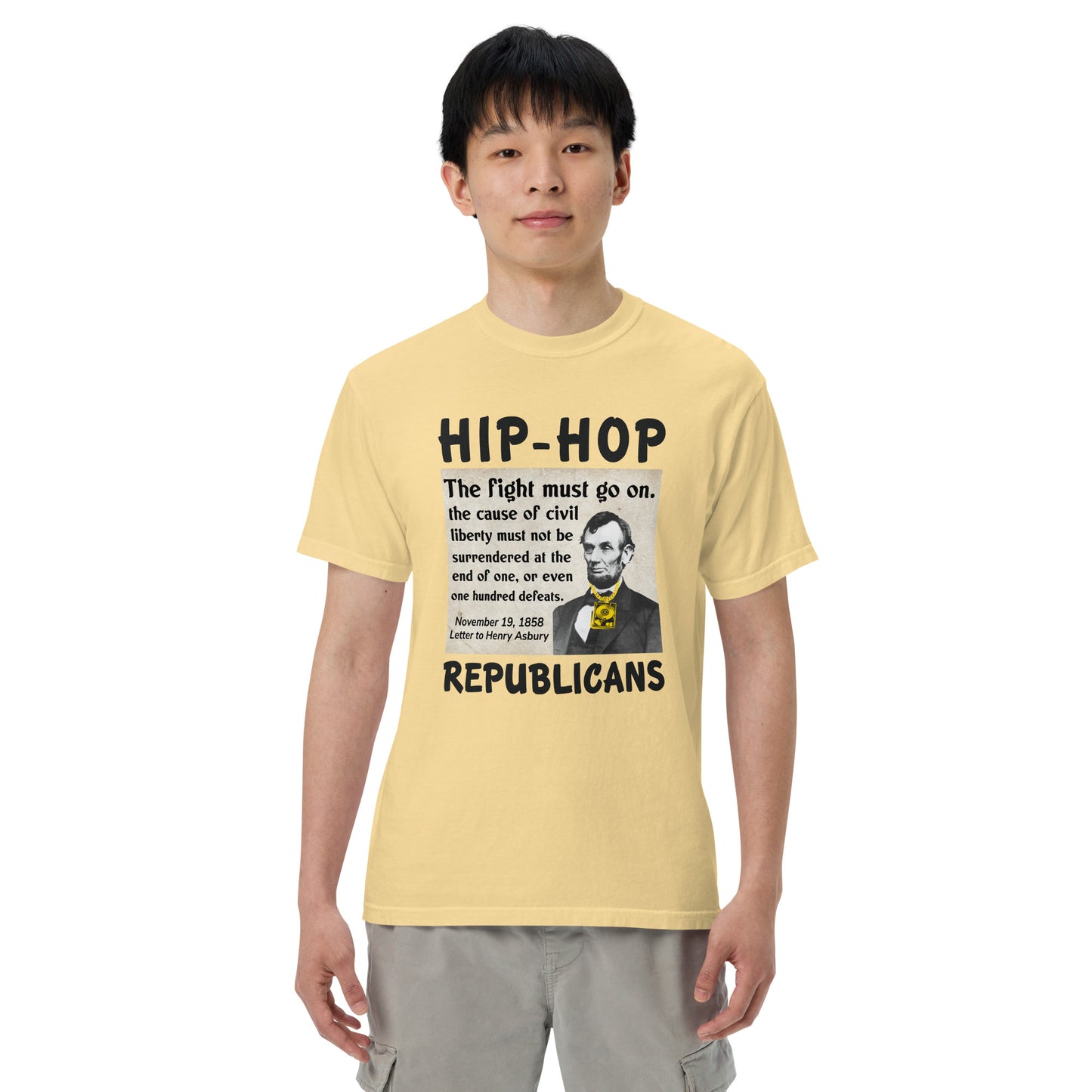 Abraham Lincoln Hip-Hop Republican T-Shirt Design