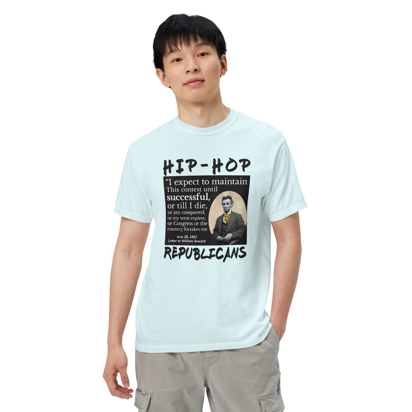 Abraham Lincoln Hip-Hop Republican T-Shirt Design