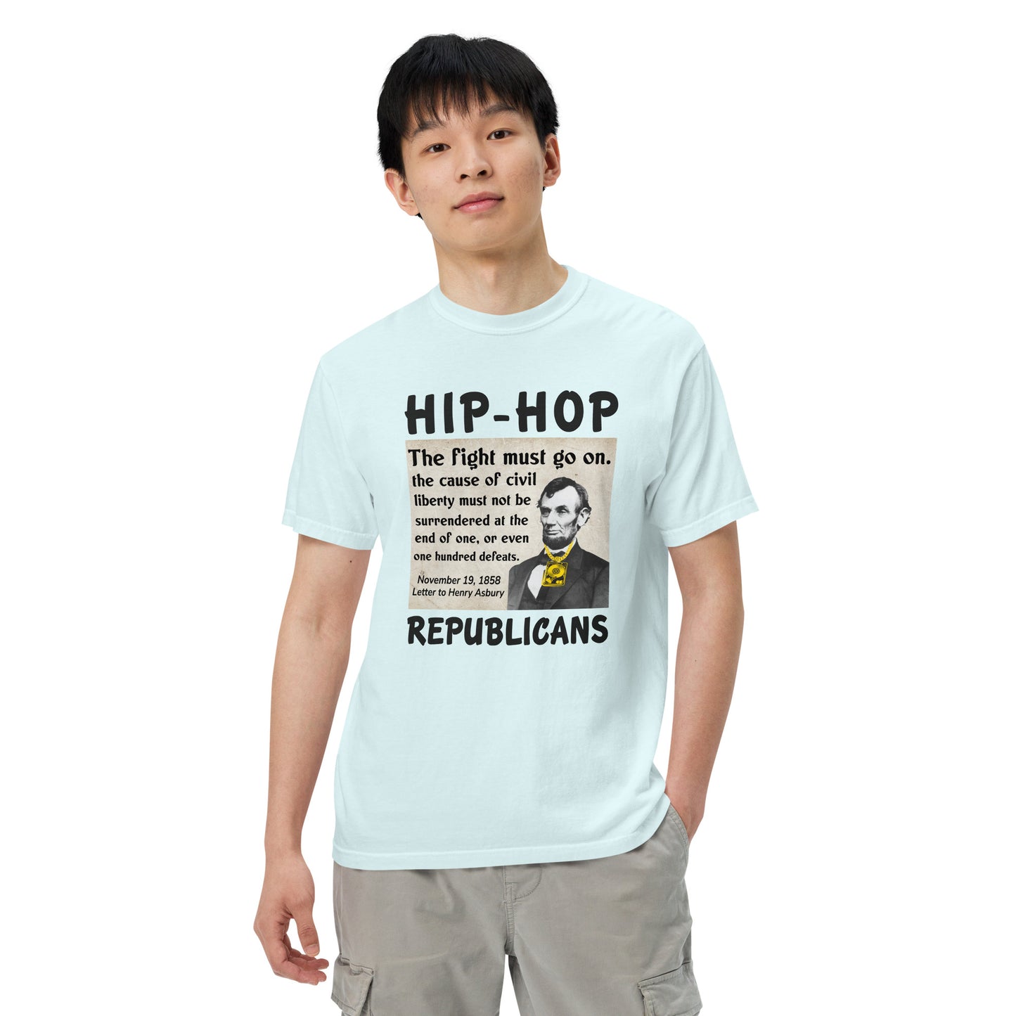 Abraham Lincoln Hip-Hop Republican T-Shirt Design