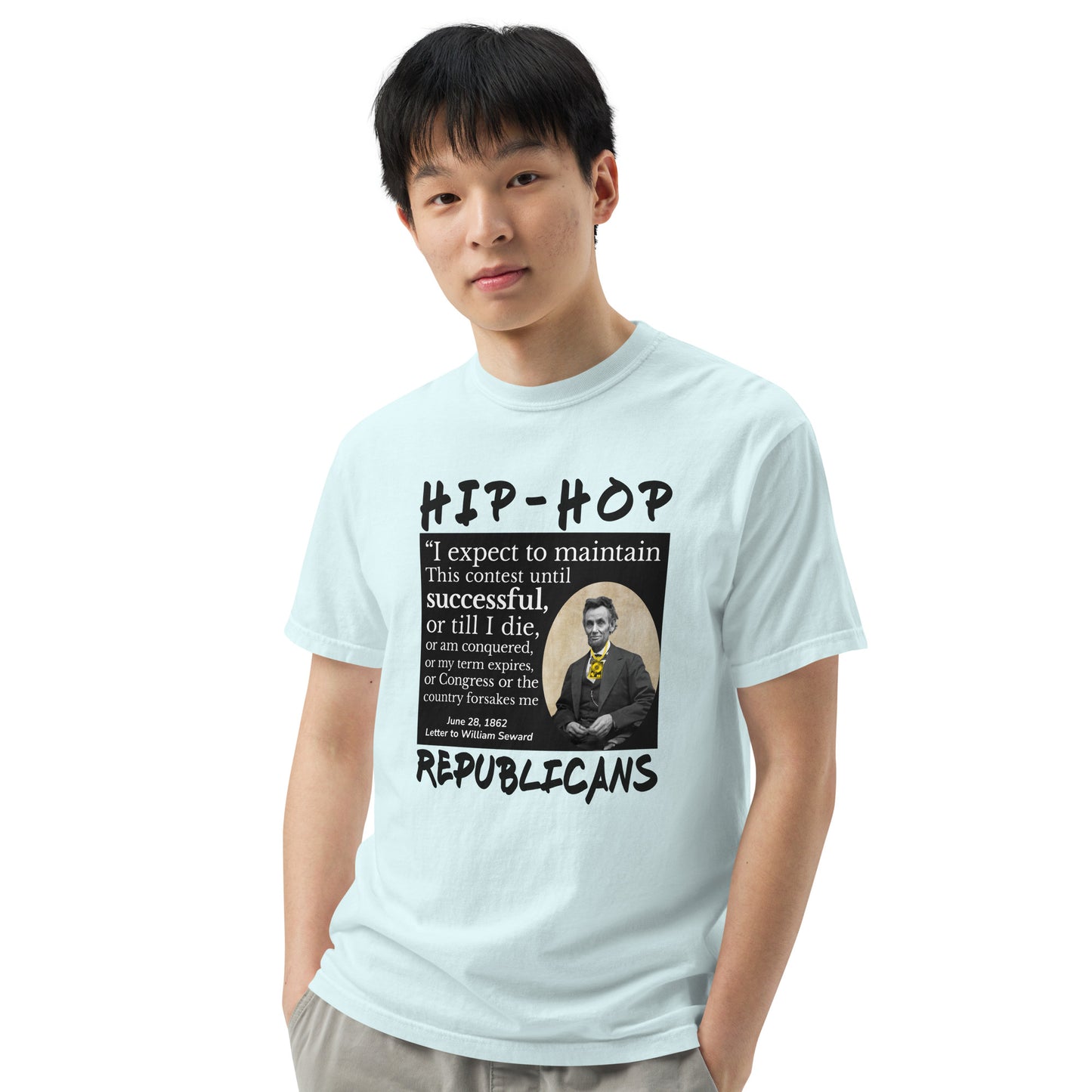 Abraham Lincoln Hip-Hop Republican T-Shirt Design