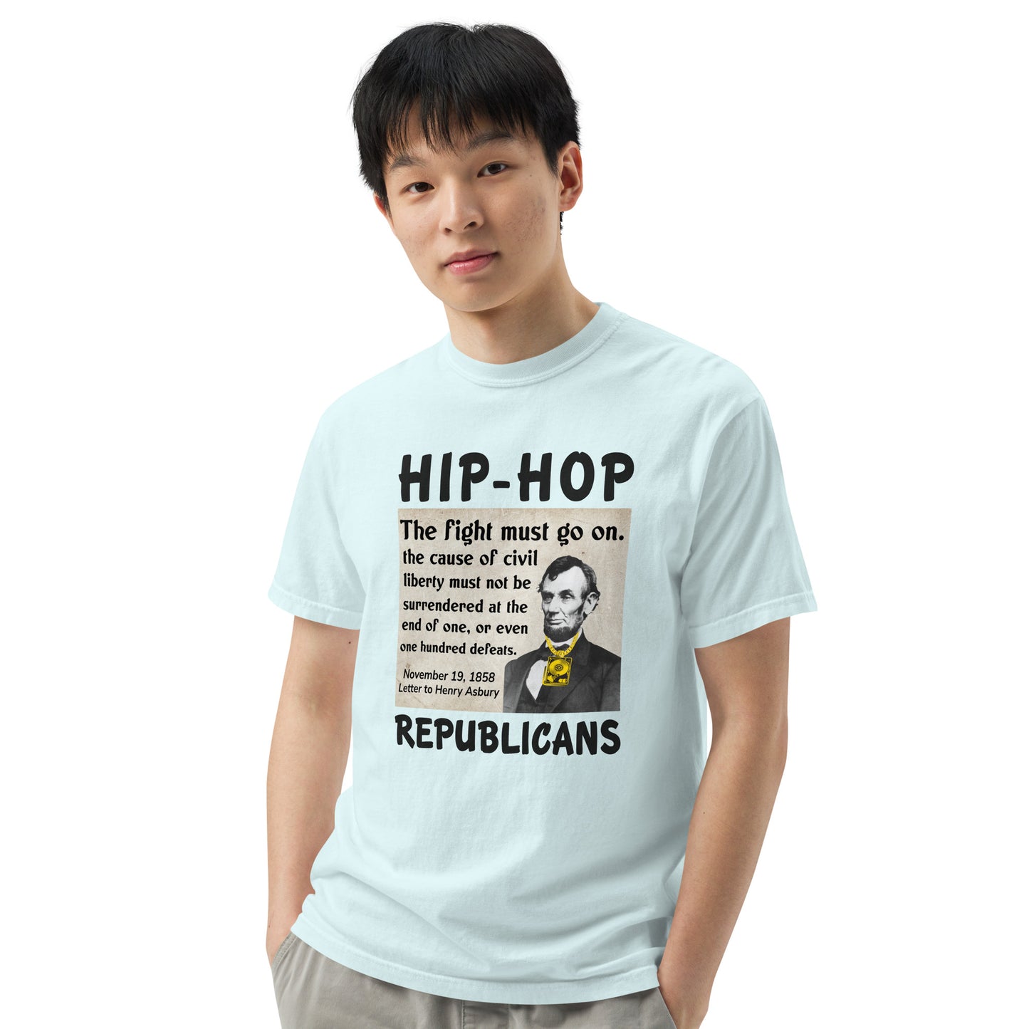 Abraham Lincoln Hip-Hop Republican T-Shirt Design
