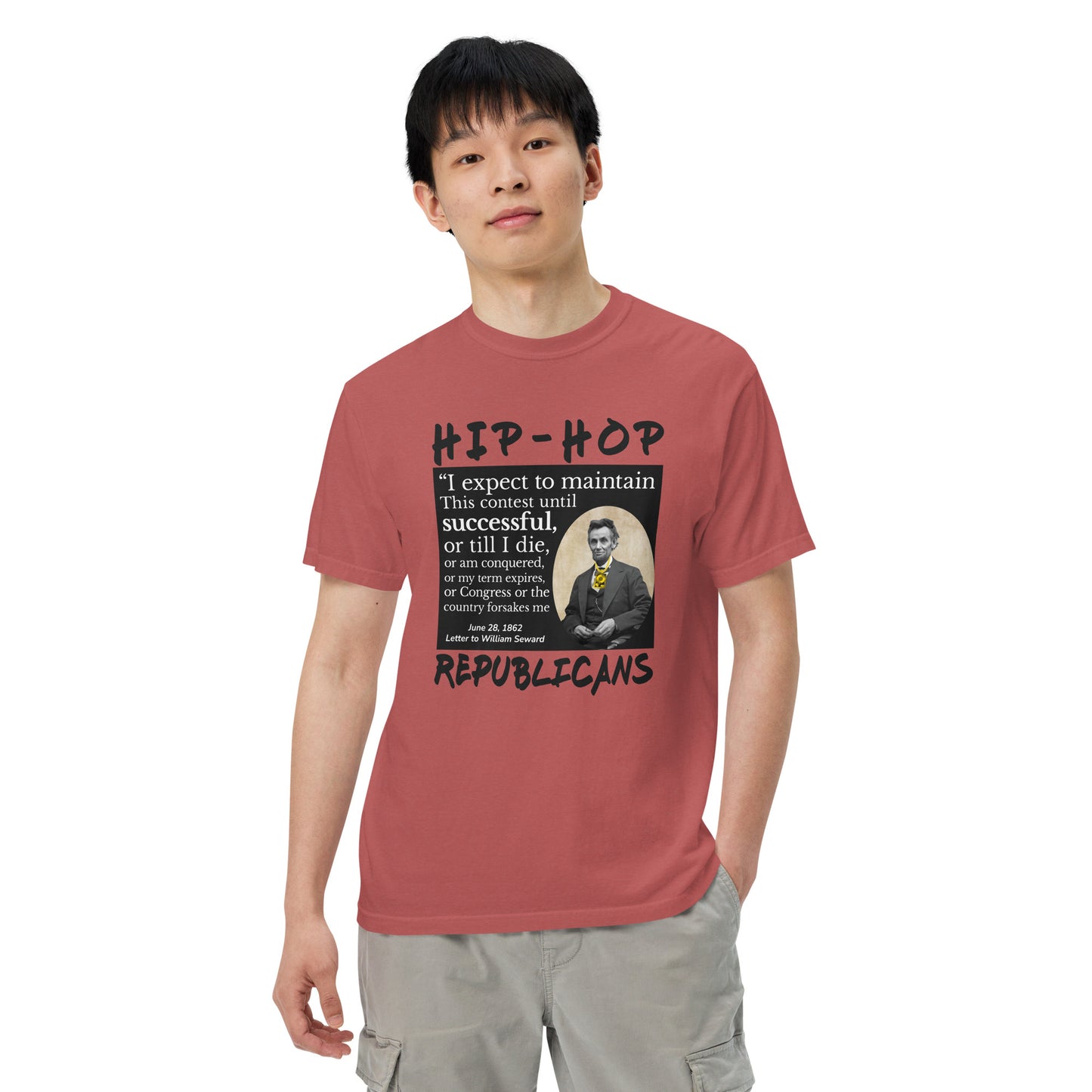 Abraham Lincoln Hip-Hop Republican T-Shirt Design
