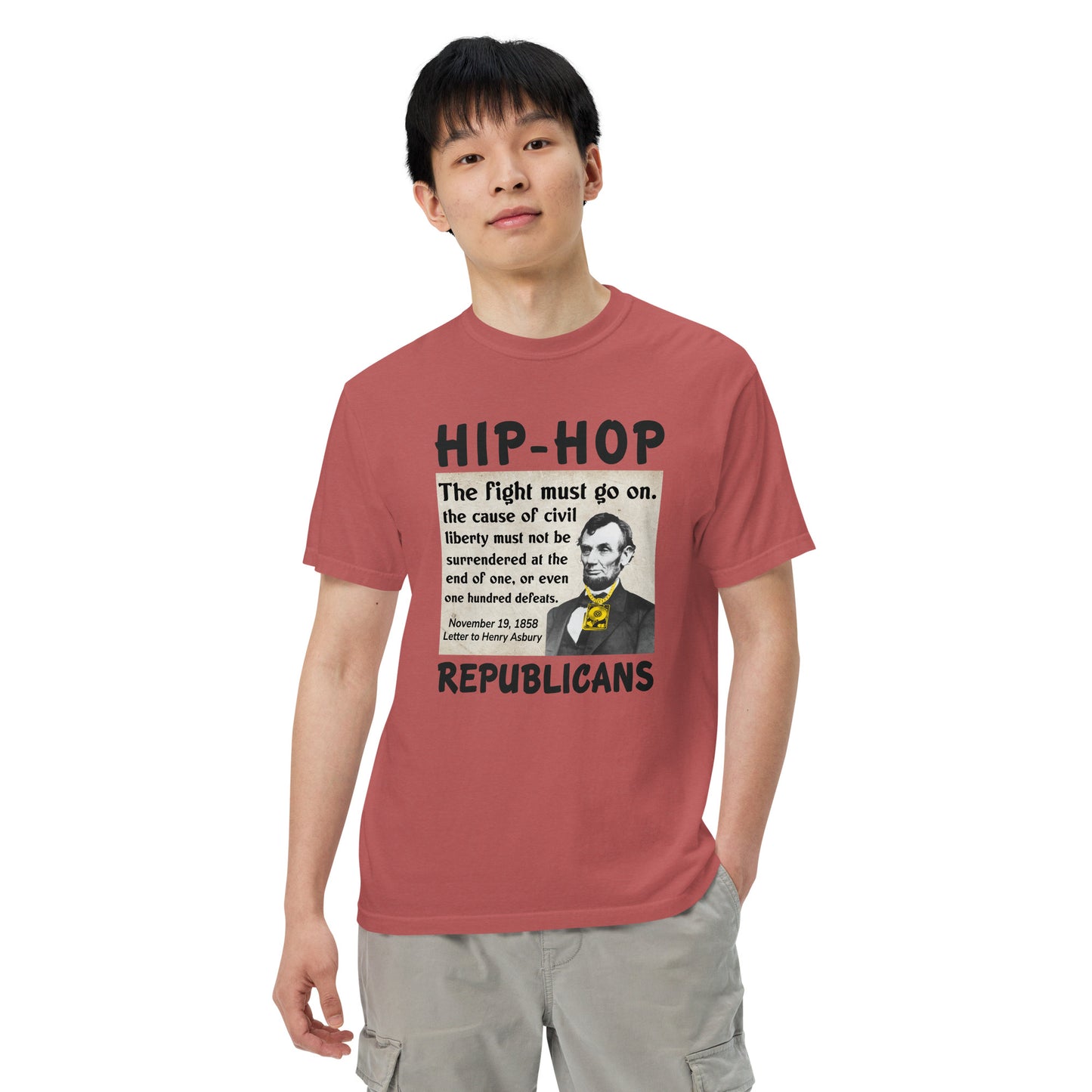 Abraham Lincoln Hip-Hop Republican T-Shirt Design