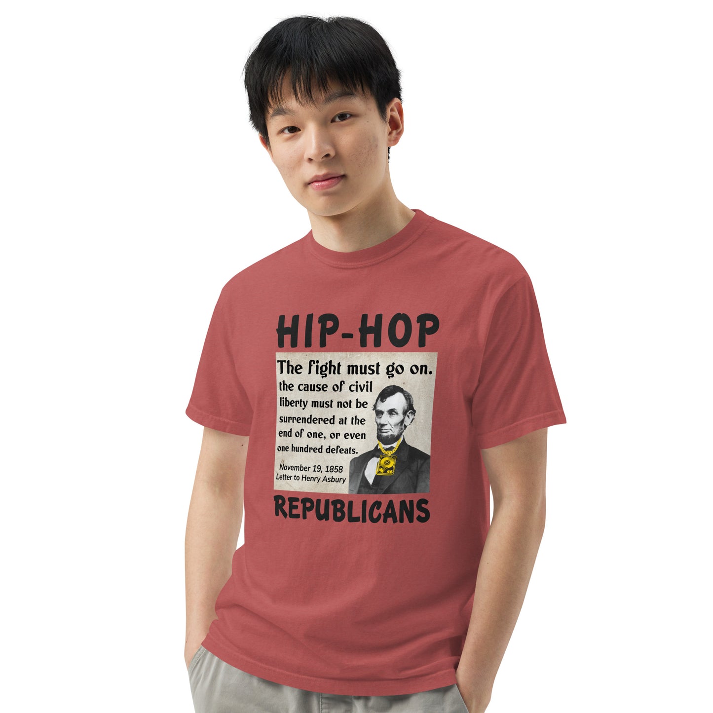 Abraham Lincoln Hip-Hop Republican T-Shirt Design