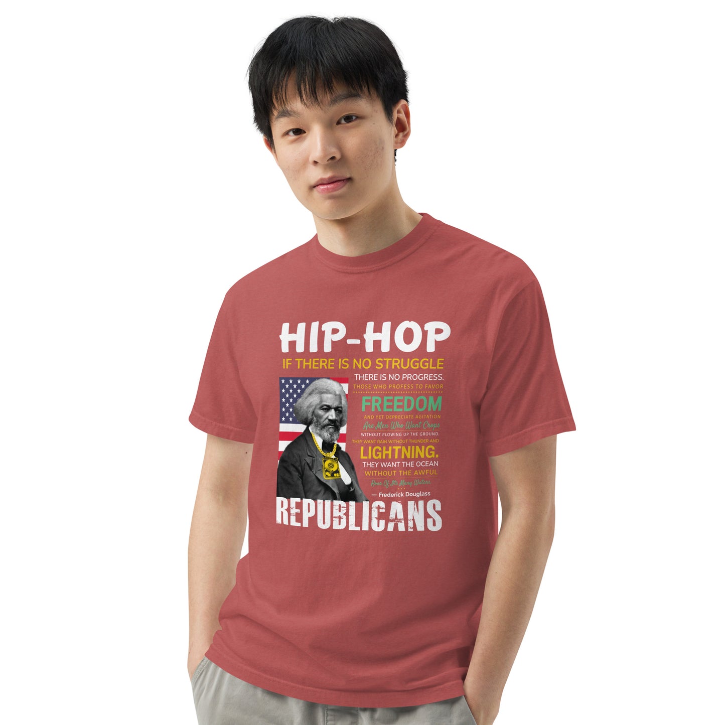 Frederick Douglass Hip-Hop Republican Quotes Tshirt
