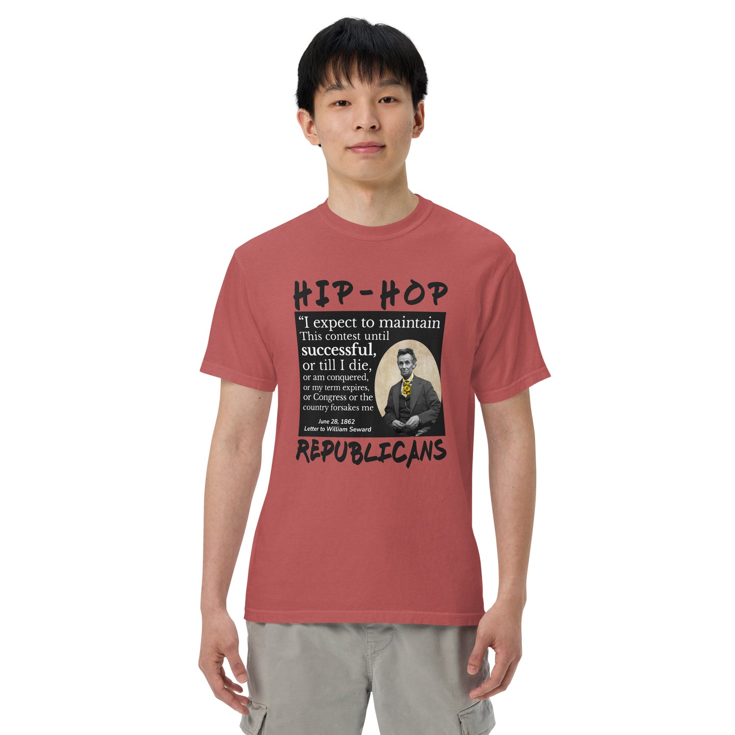 Abraham Lincoln Hip-Hop Republican T-Shirt Design
