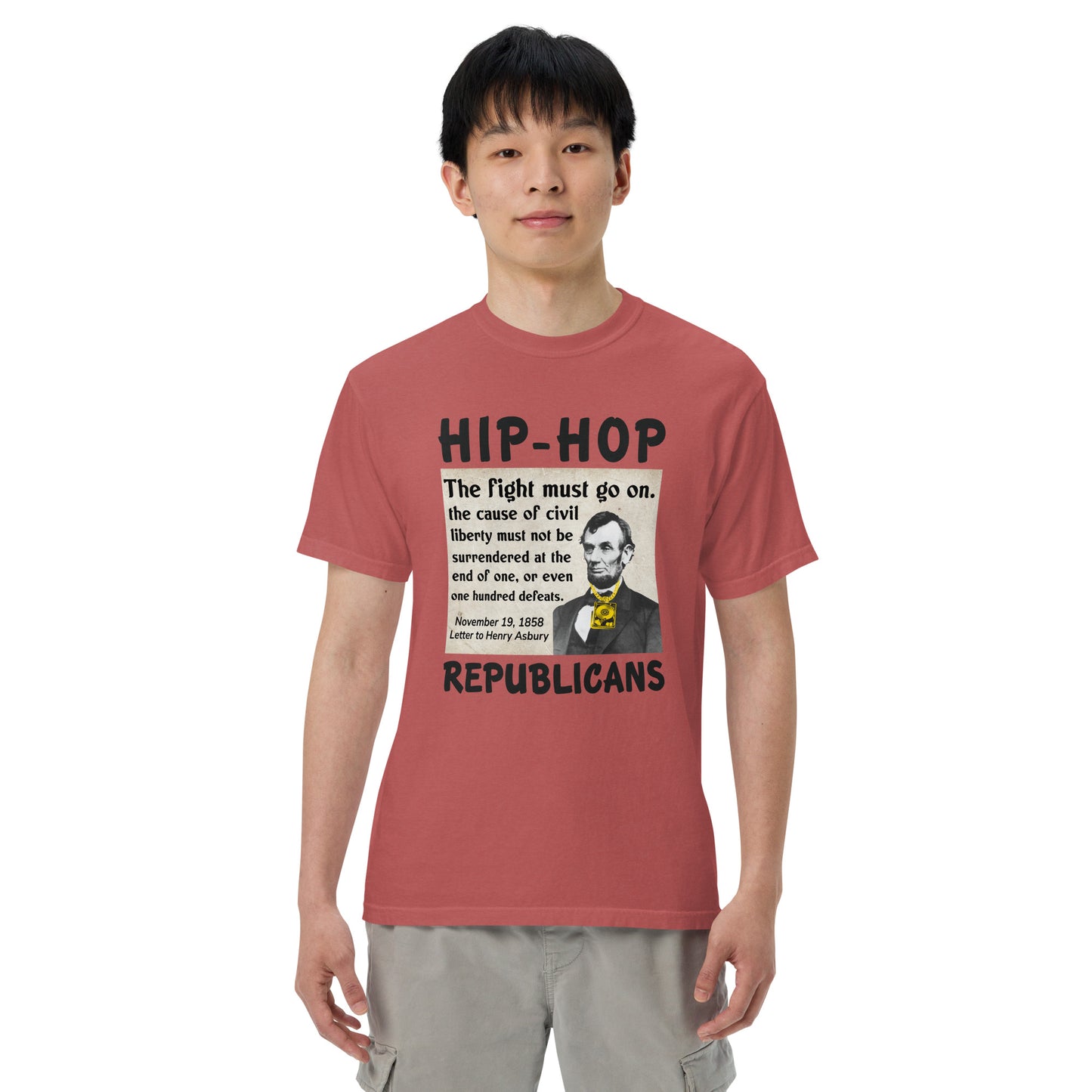 Abraham Lincoln Hip-Hop Republican T-Shirt Design