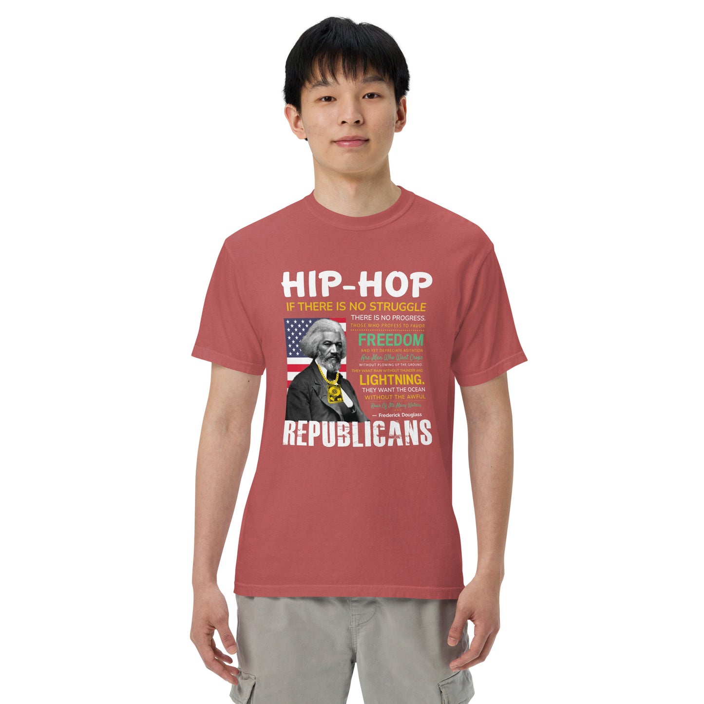 Frederick Douglass Hip-Hop Republican Quotes Tshirt