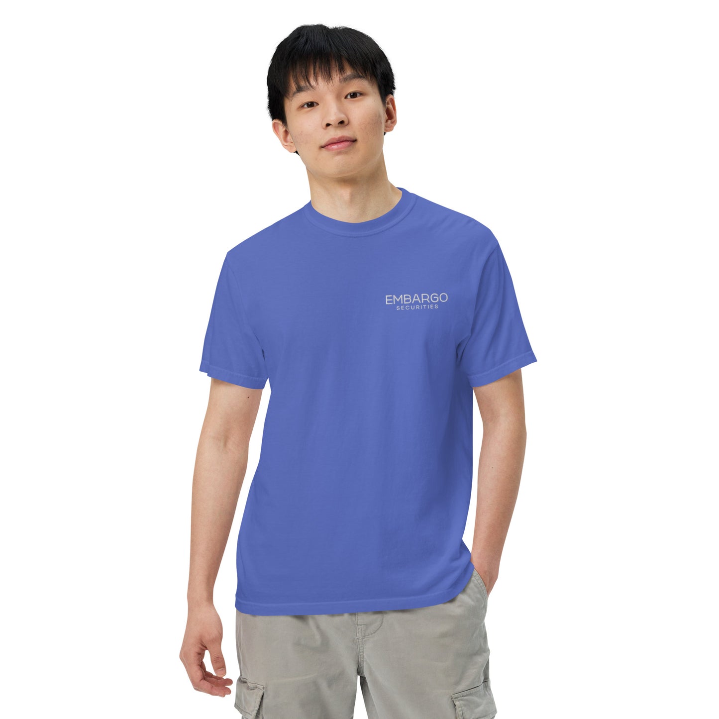 Embroidery Embargo Securities T Shirt