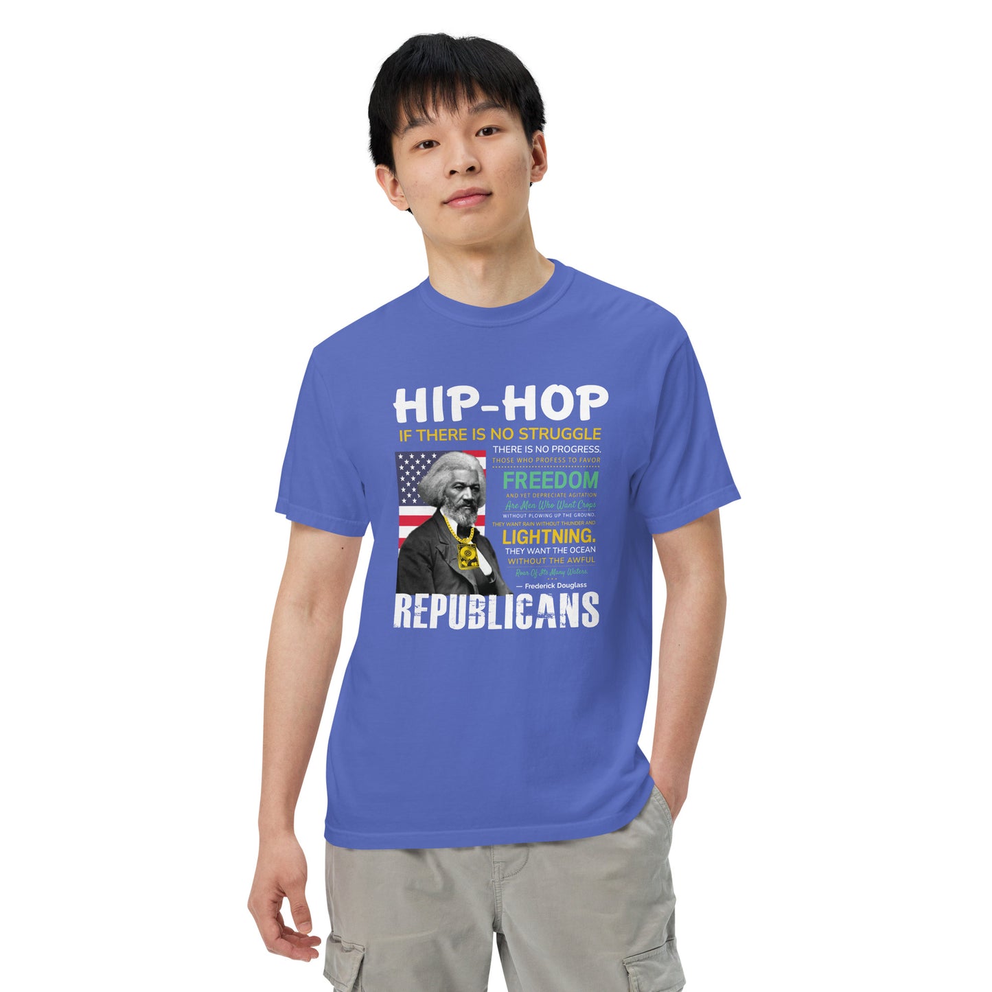 Frederick Douglass Hip-Hop Republican Quotes Tshirt