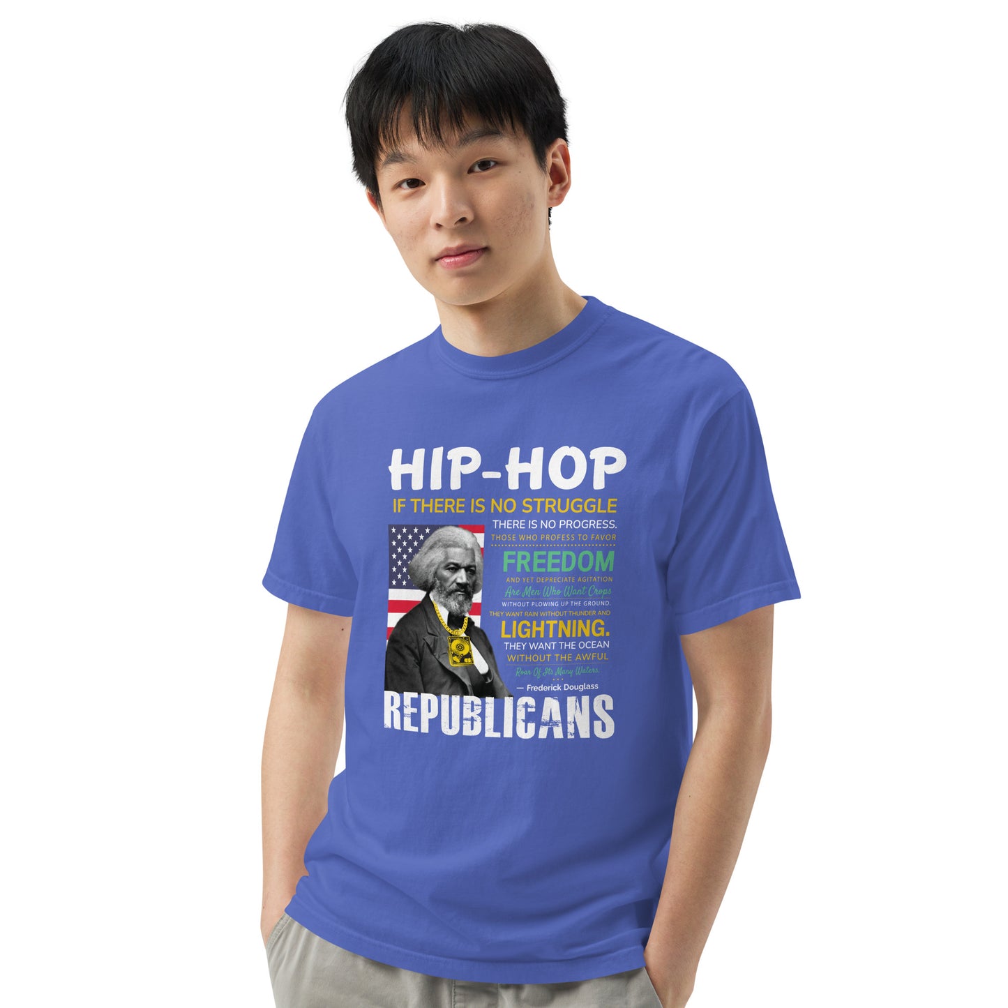 Frederick Douglass Hip-Hop Republican Quotes Tshirt