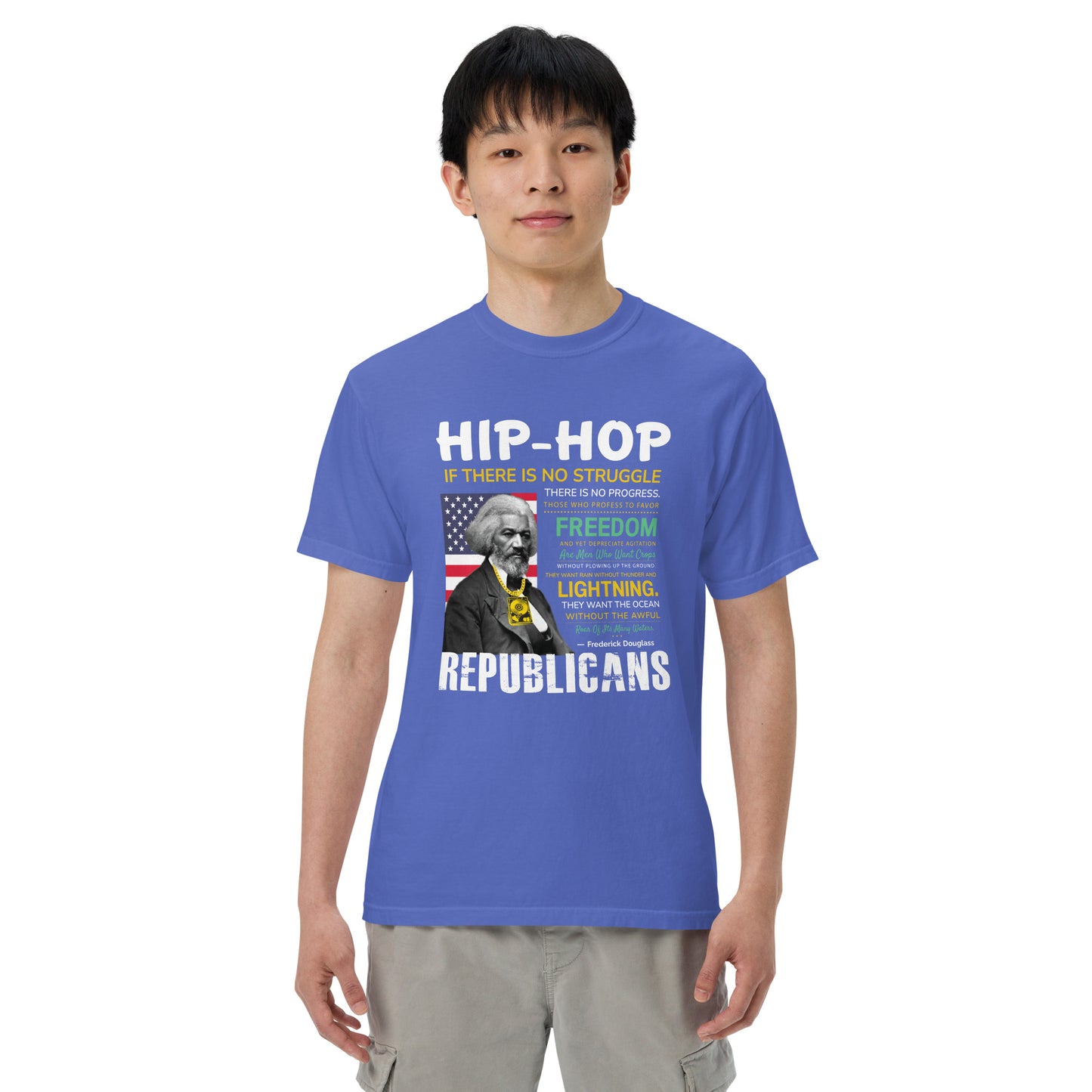 Frederick Douglass Hip-Hop Republican Quotes Tshirt