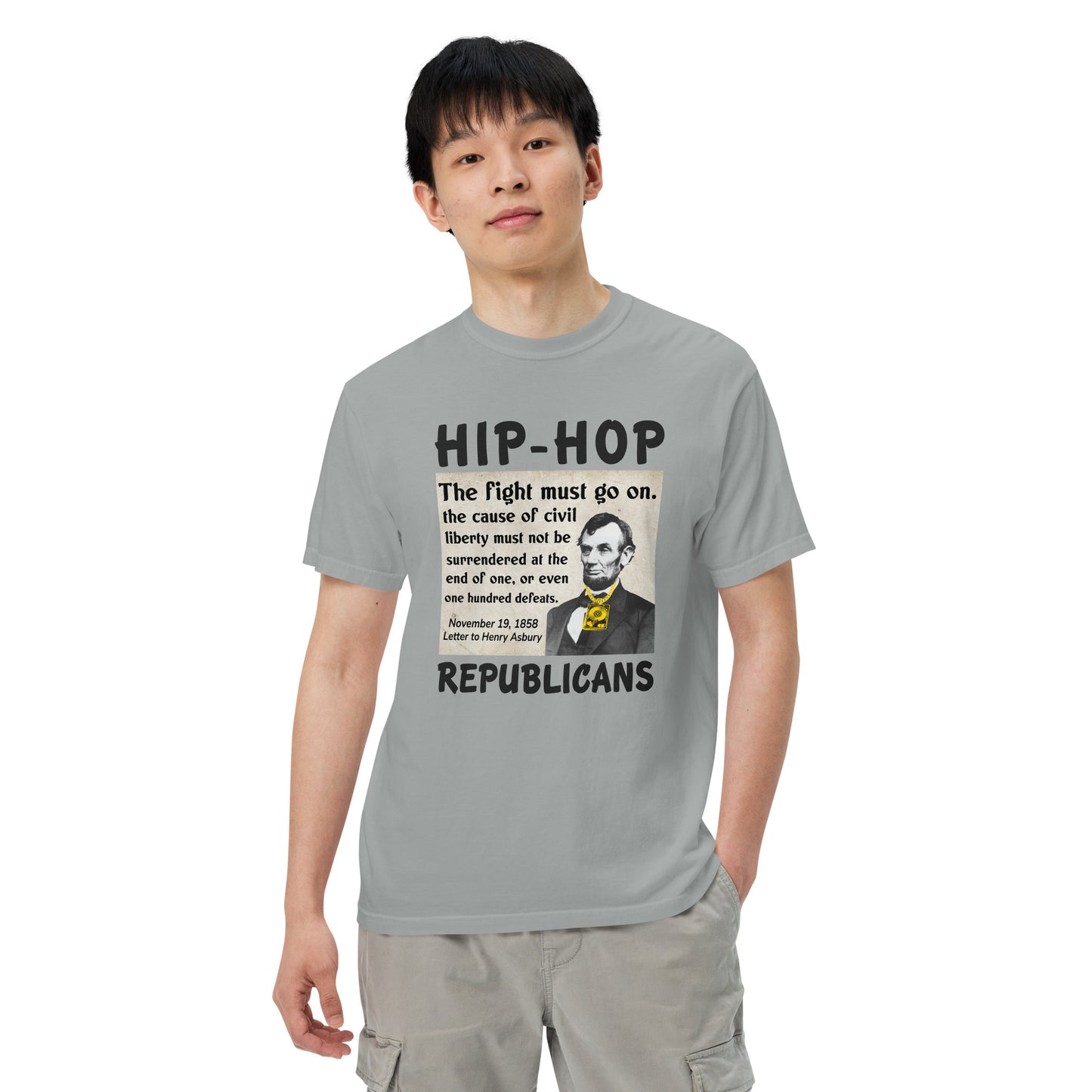 Abraham Lincoln Hip-Hop Republican T-Shirt Design