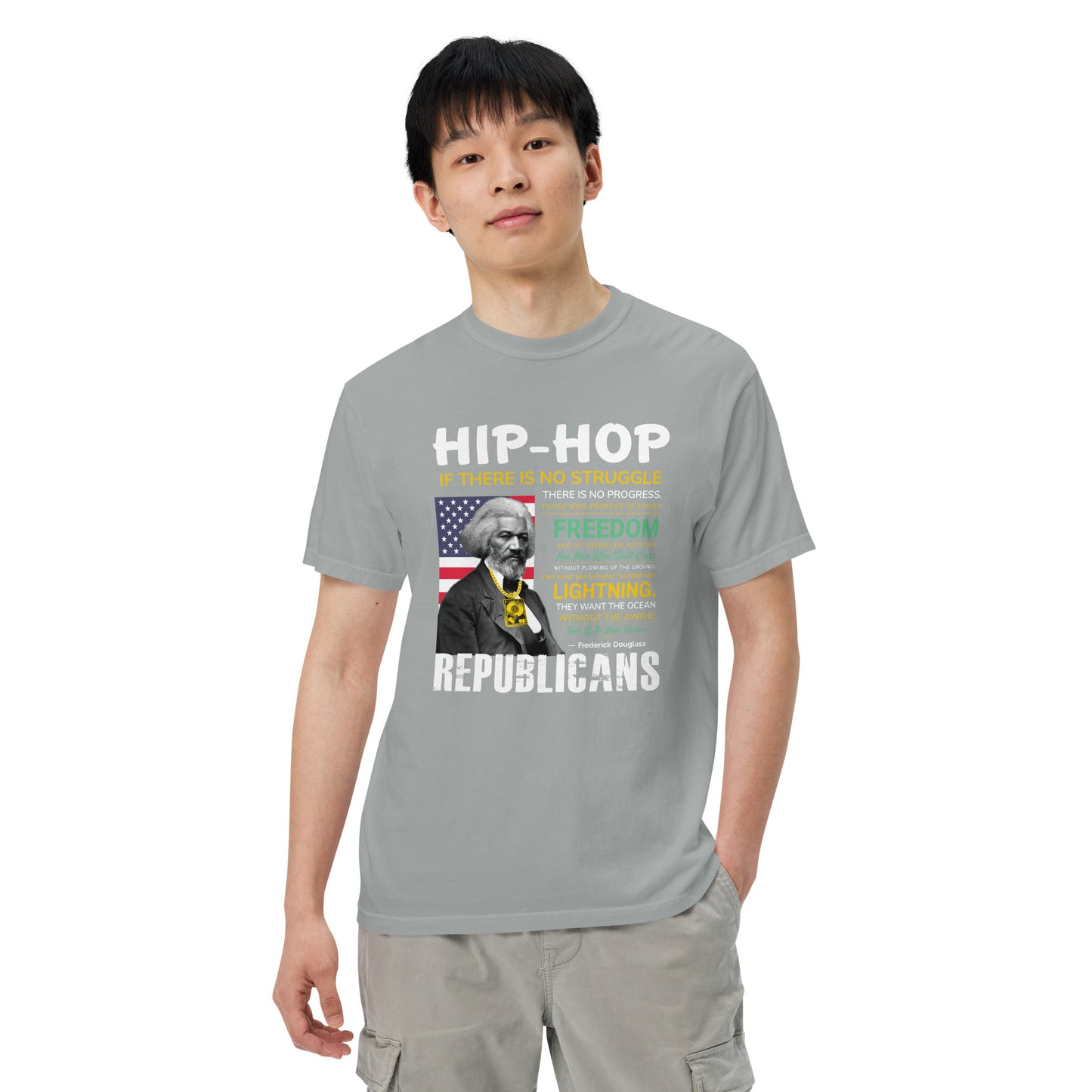 Frederick Douglass Hip-Hop Republican Quotes Tshirt
