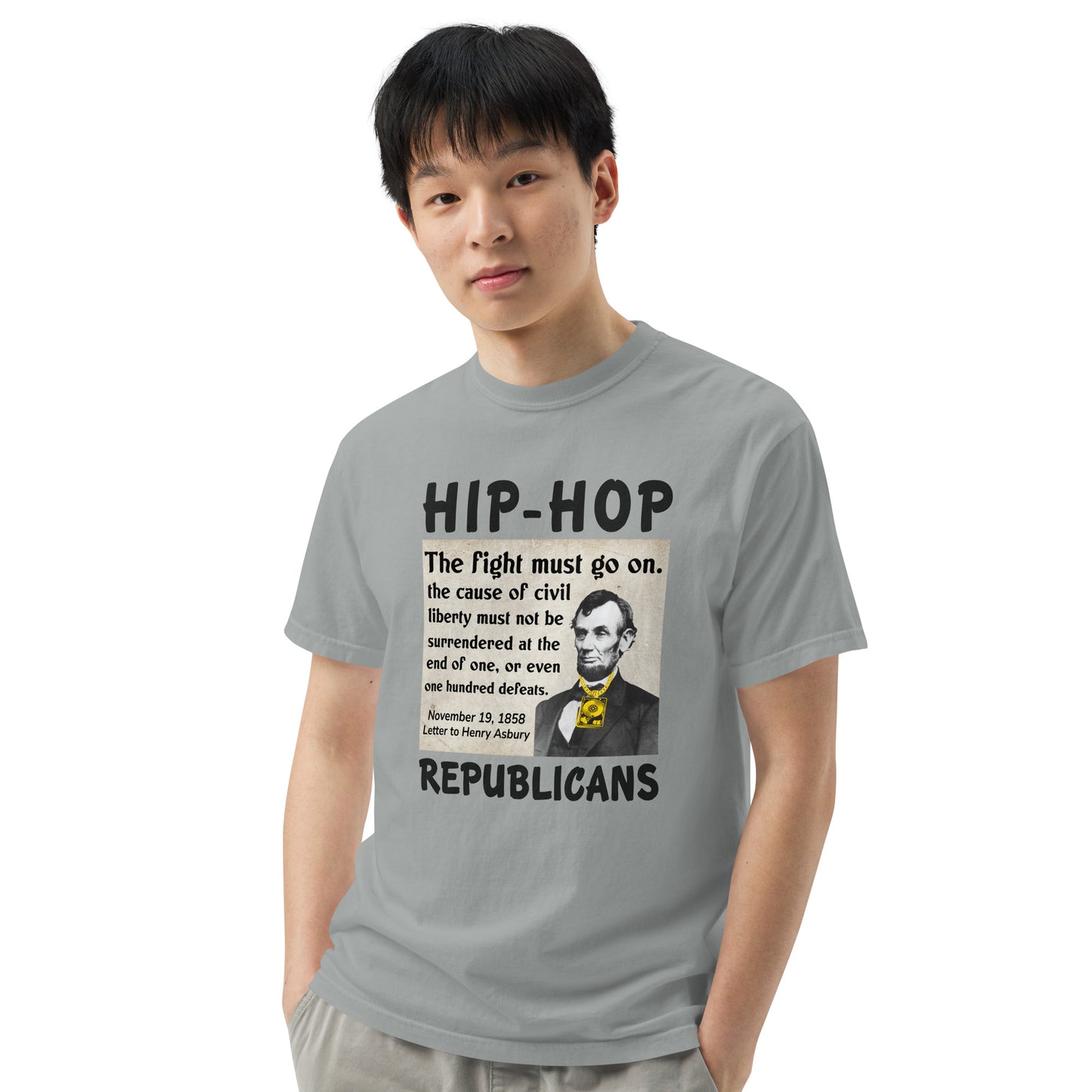 Abraham Lincoln Hip-Hop Republican T-Shirt Design