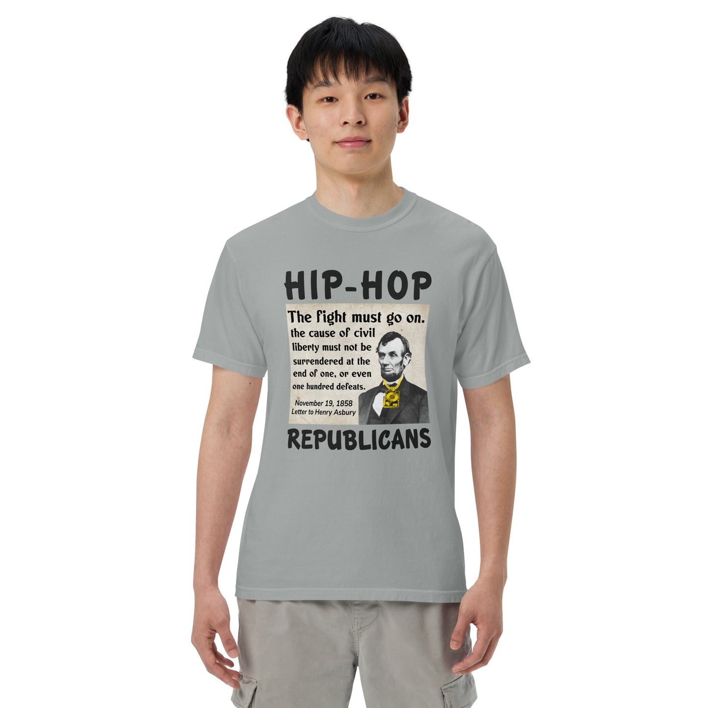 Abraham Lincoln Hip-Hop Republican T-Shirt Design