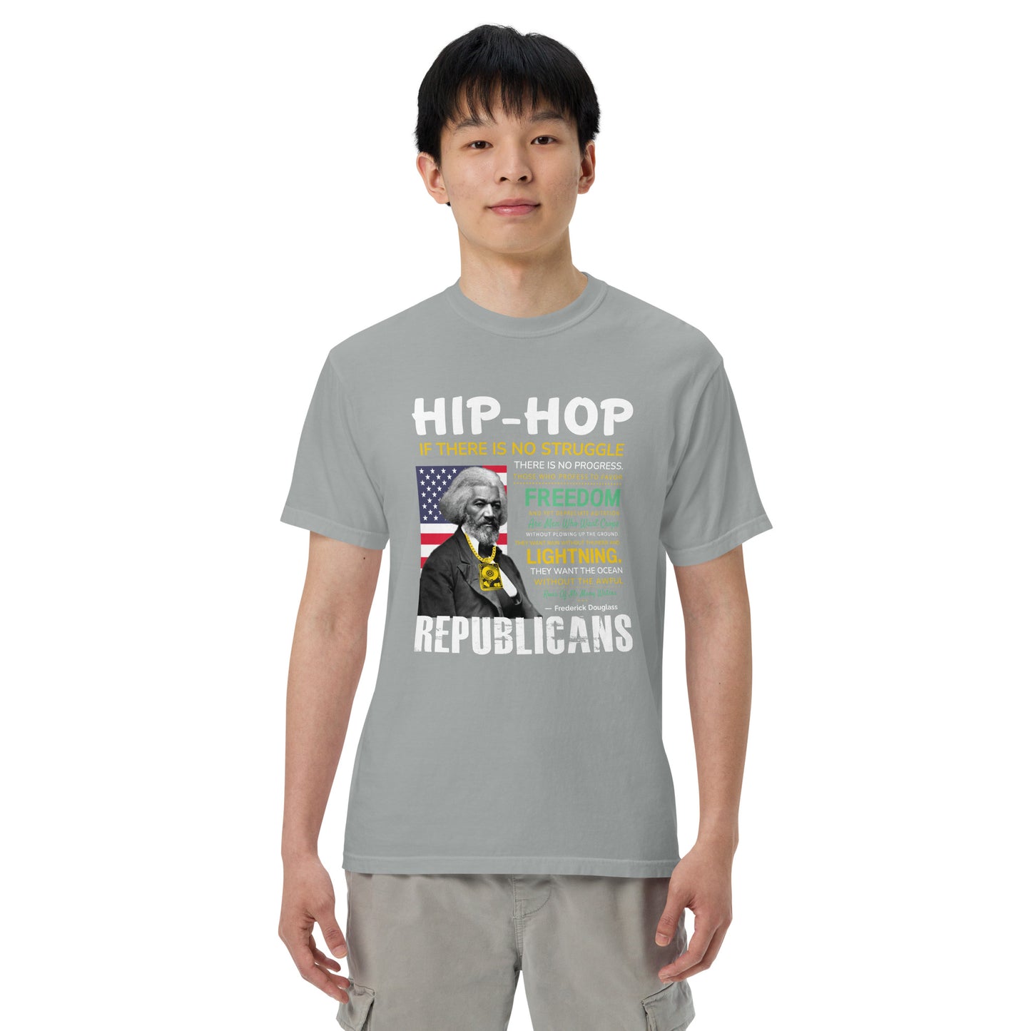 Frederick Douglass Hip-Hop Republican Quotes Tshirt