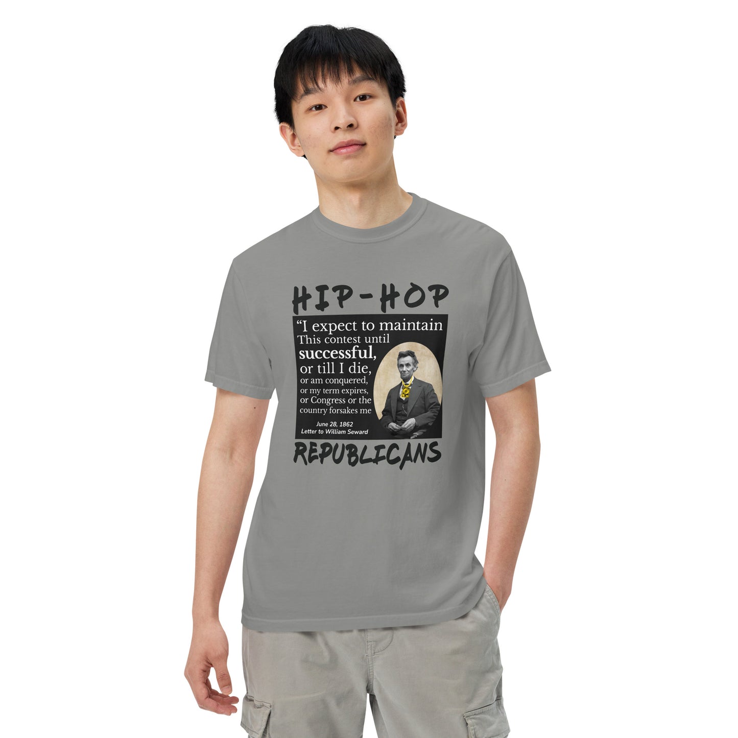 Abraham Lincoln Hip-Hop Republican T-Shirt Design