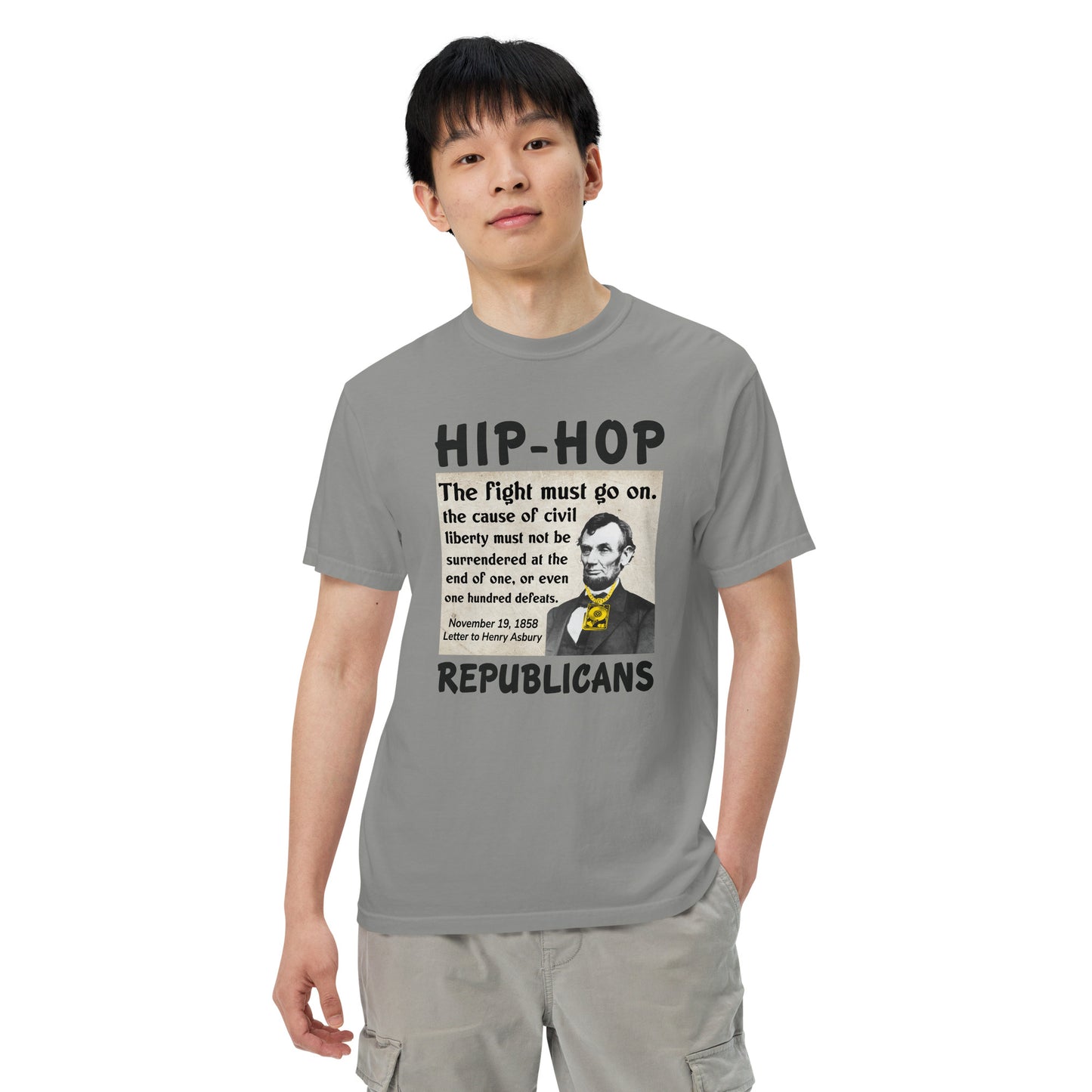 Abraham Lincoln Hip-Hop Republican T-Shirt Design