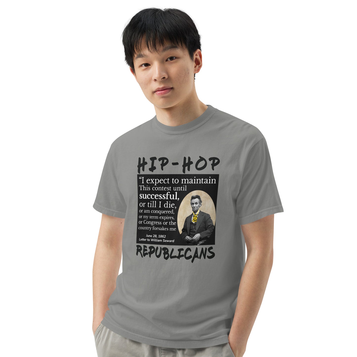 Abraham Lincoln Hip-Hop Republican T-Shirt Design