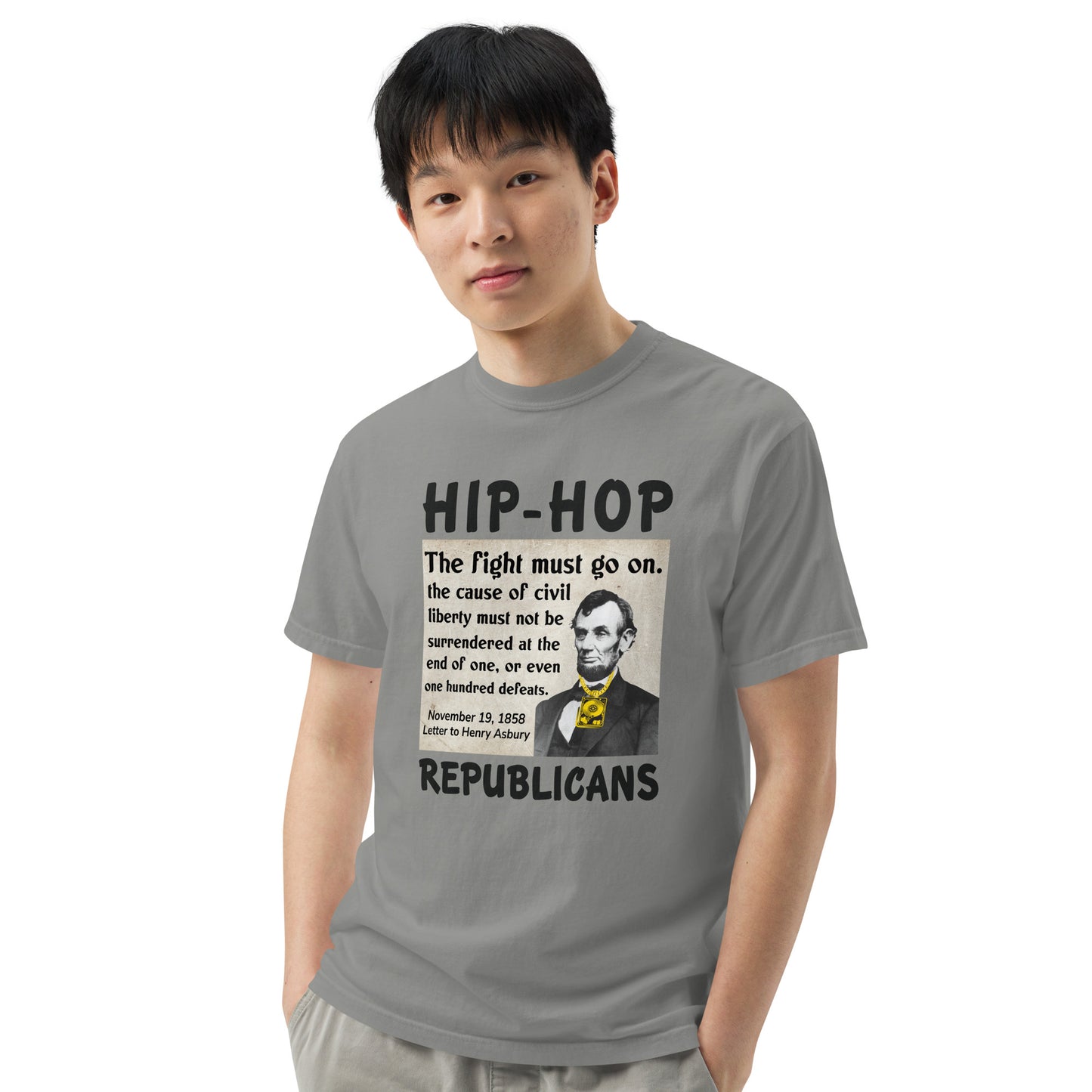 Abraham Lincoln Hip-Hop Republican T-Shirt Design