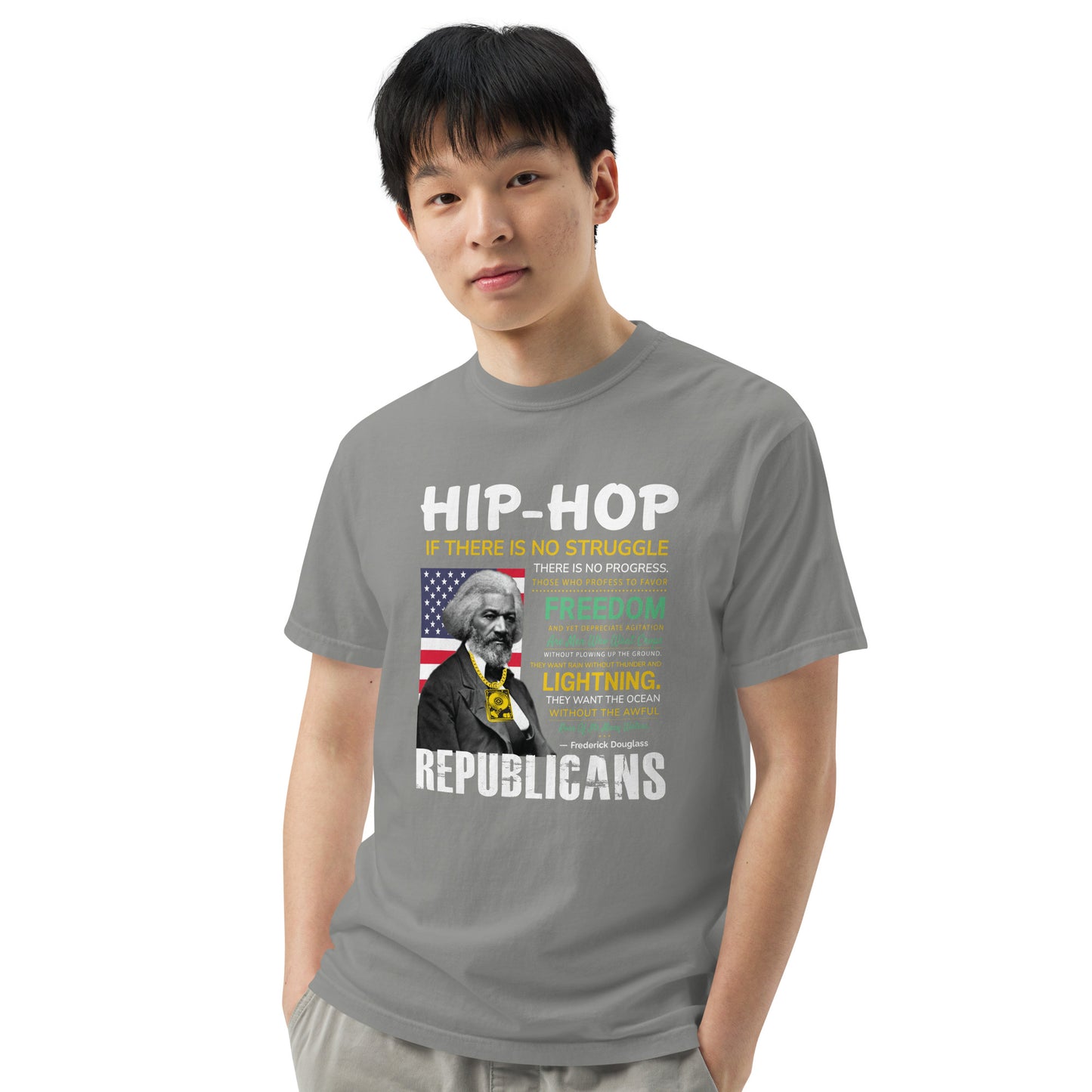 Frederick Douglass Hip-Hop Republican Quotes Tshirt